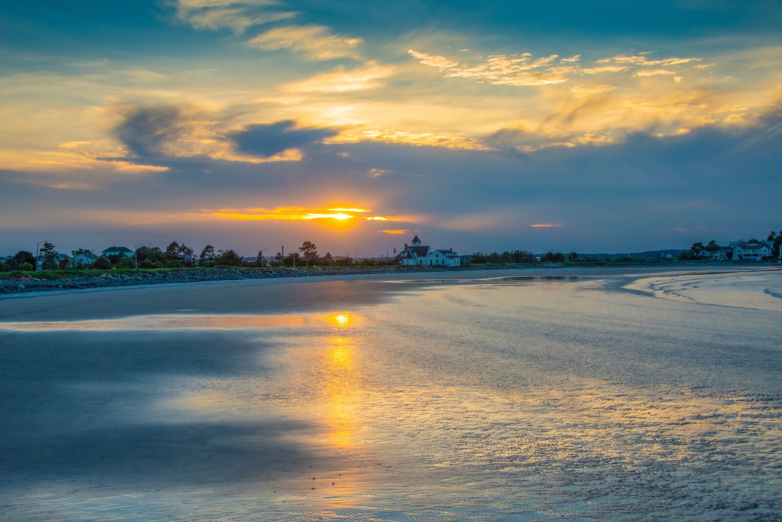 Nikon D800 sample photo. Sunset, boston, sea photography