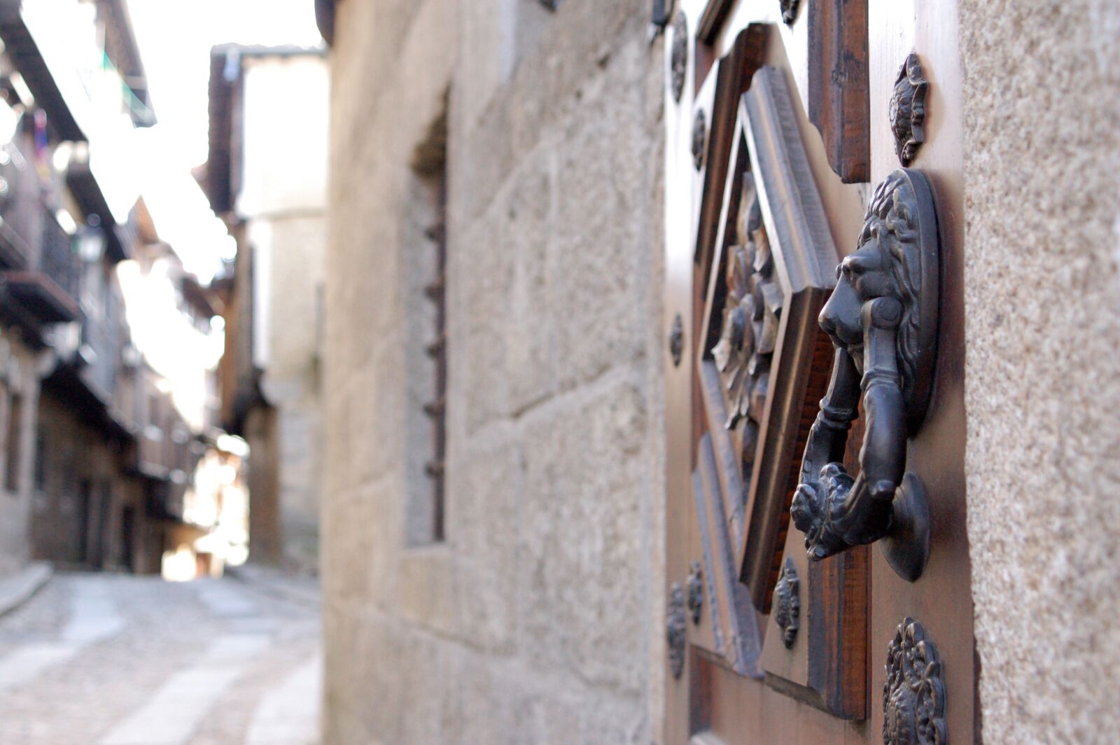 Nikon D50 sample photo. Door, wood, aldaba photography