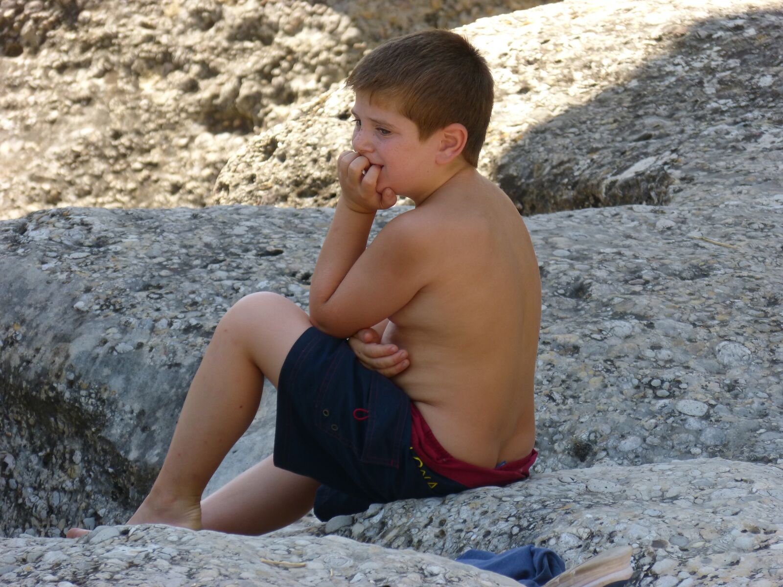 Panasonic DMC-FZ62 sample photo. Child, swimsuit, think photography