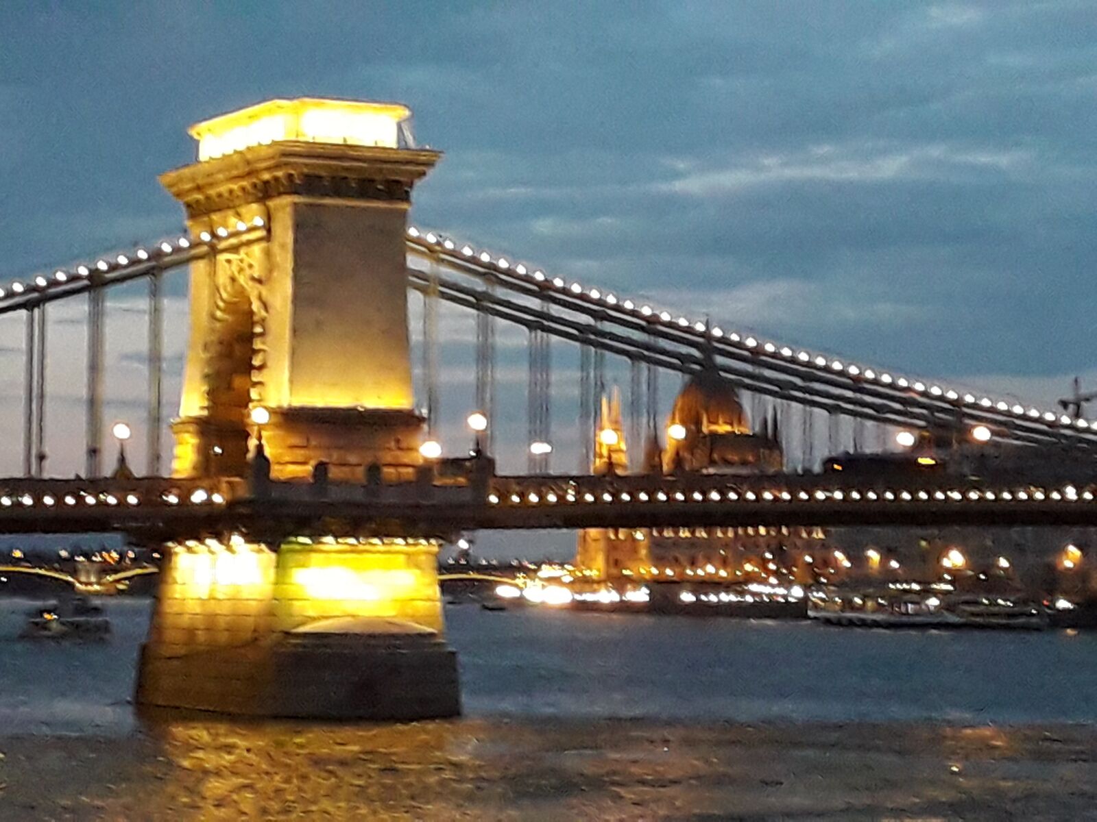 Samsung Galaxy J6 sample photo. Chain bridge, budapest, danube photography