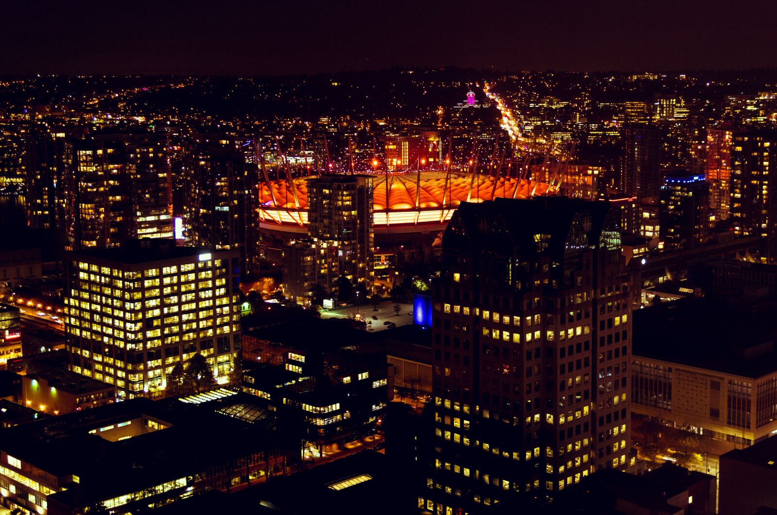 Nikon D750 sample photo. Vancouver, night, evening photography