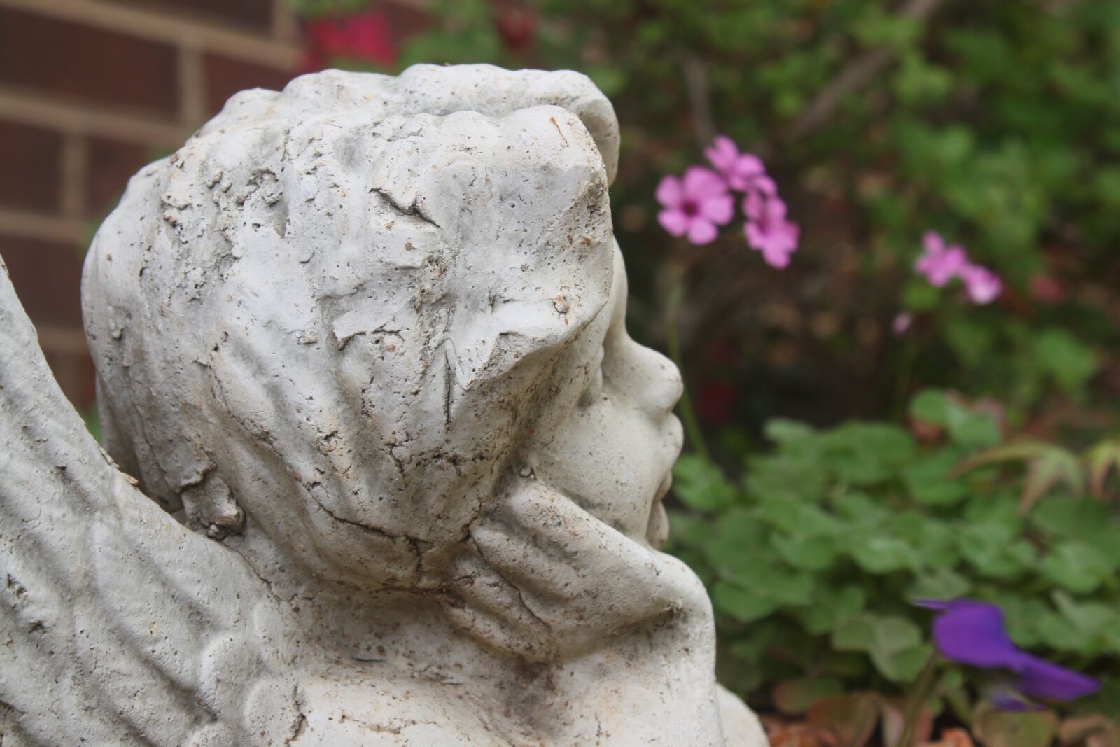 Canon EOS 1000D (EOS Digital Rebel XS / EOS Kiss F) sample photo. Thinking, angel, small photography