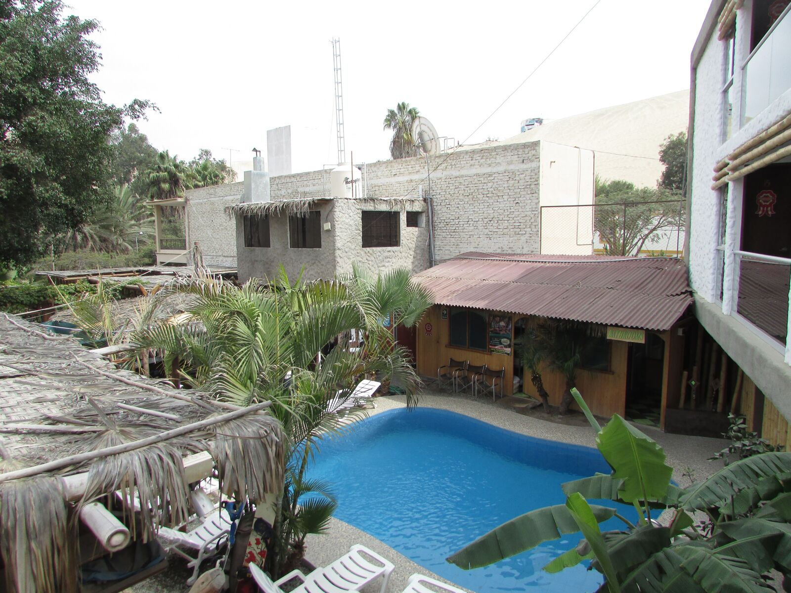 Canon PowerShot SX400 IS sample photo. Huacachina, hostel, peru photography