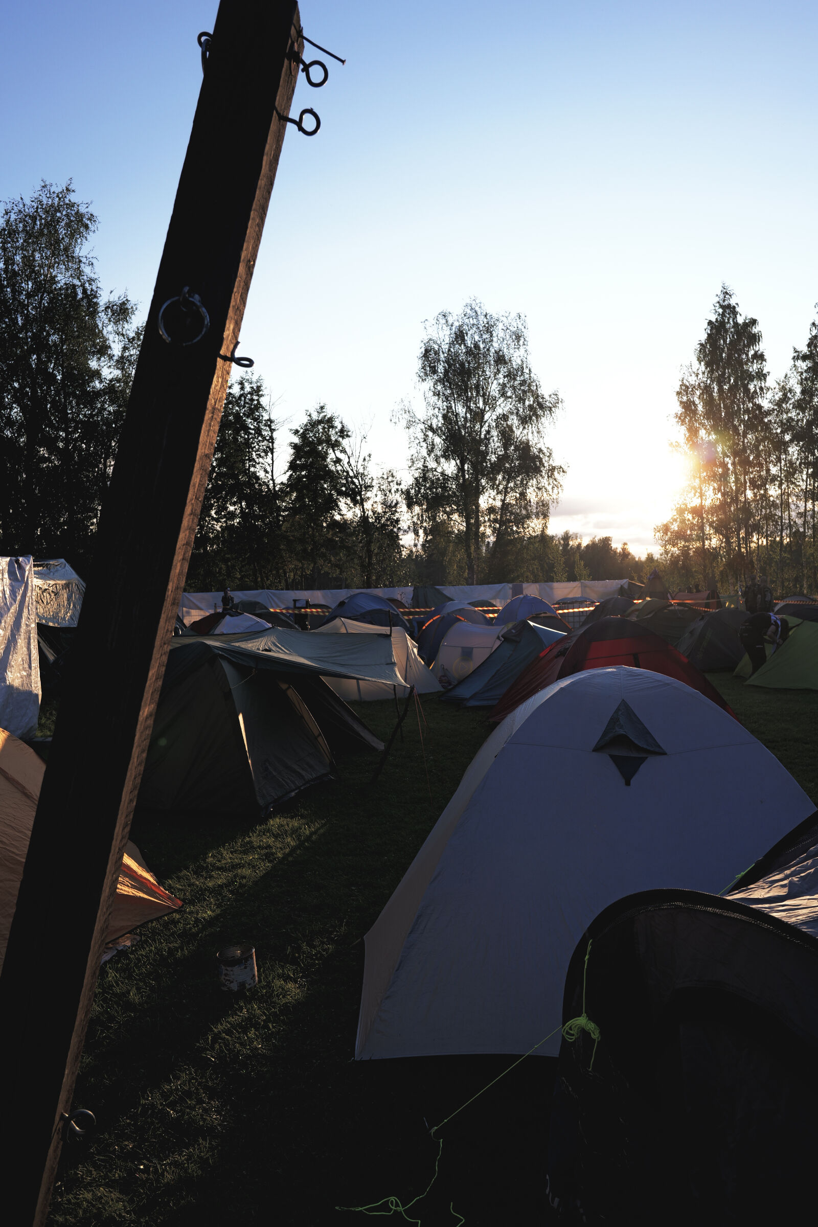 Panasonic Lumix DC-S9 sample photo. Sunset camping photography