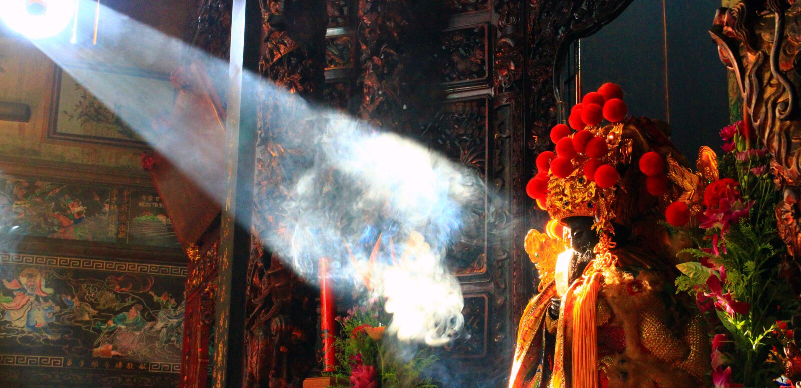 Canon EOS M sample photo. Myth, chinese culture, temple photography