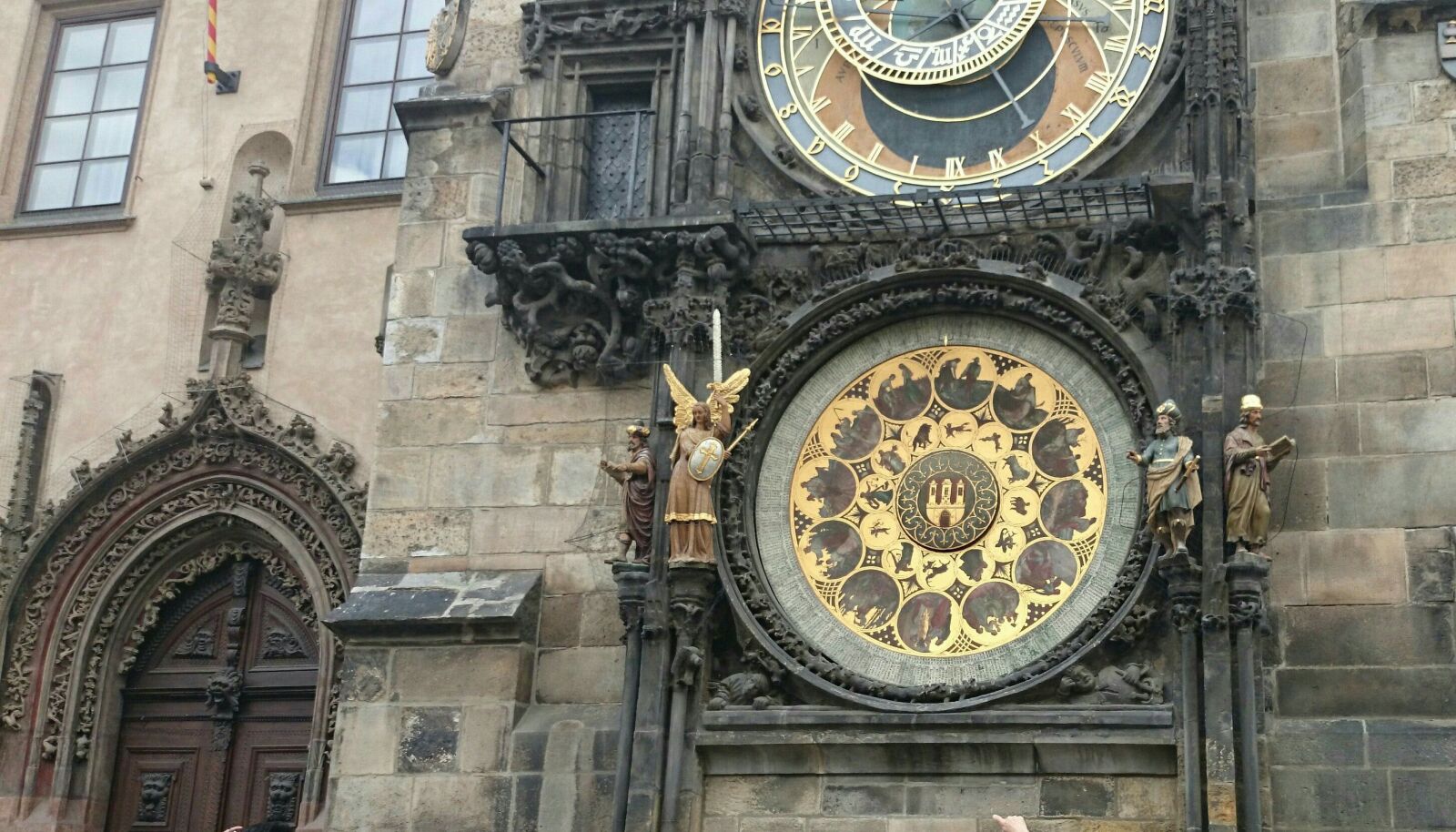 Sony Xperia Z1 Compact sample photo. Clock, gilding, monument photography