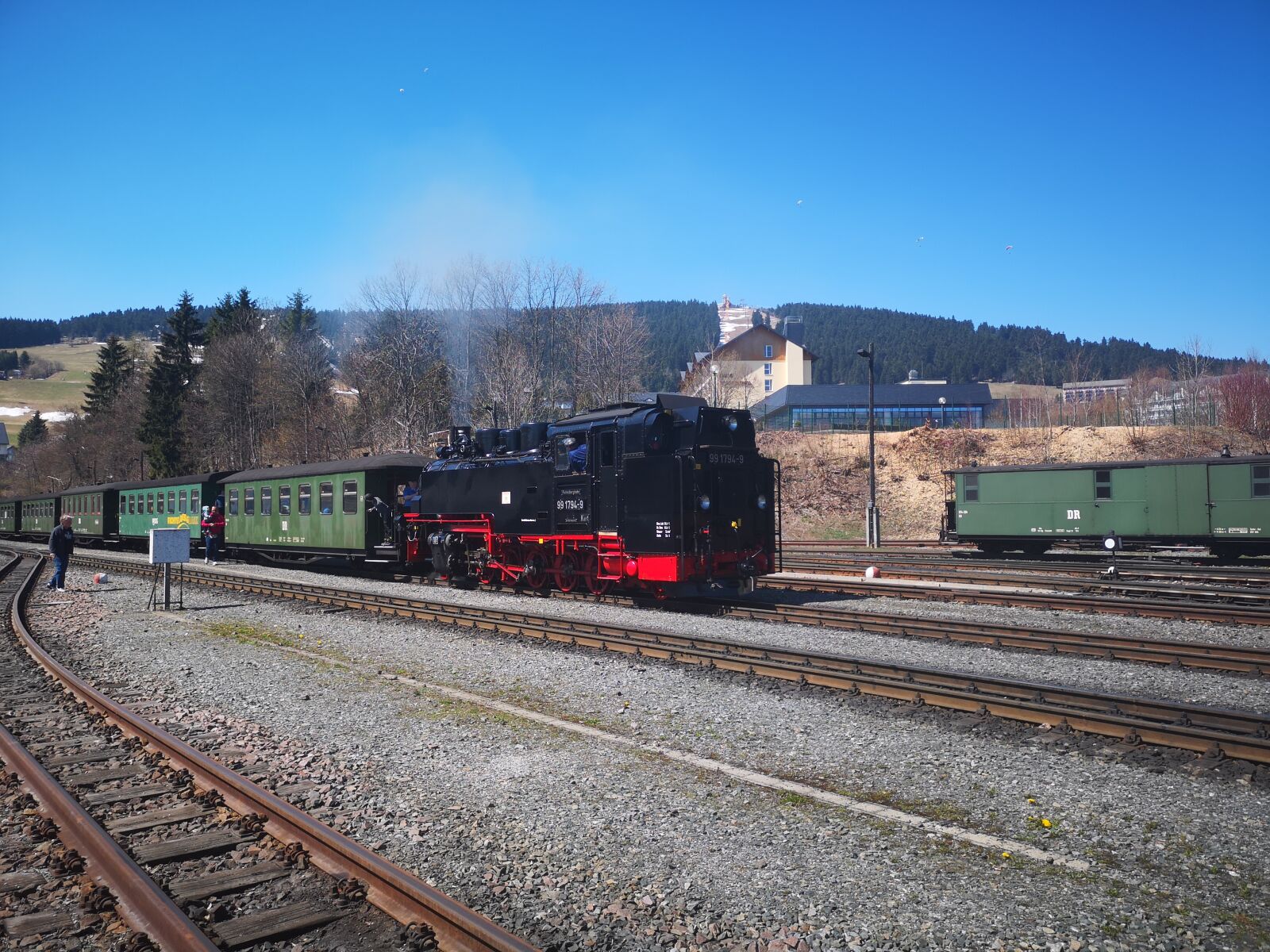 HUAWEI CLT-L29 sample photo. Railway, steam locomotive, locomotive photography
