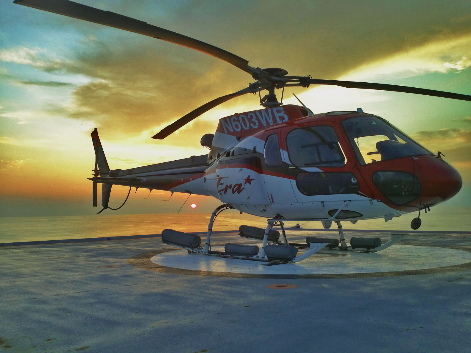 LG Optimus 2X sample photo. Aviation, helicopter, sunset photography