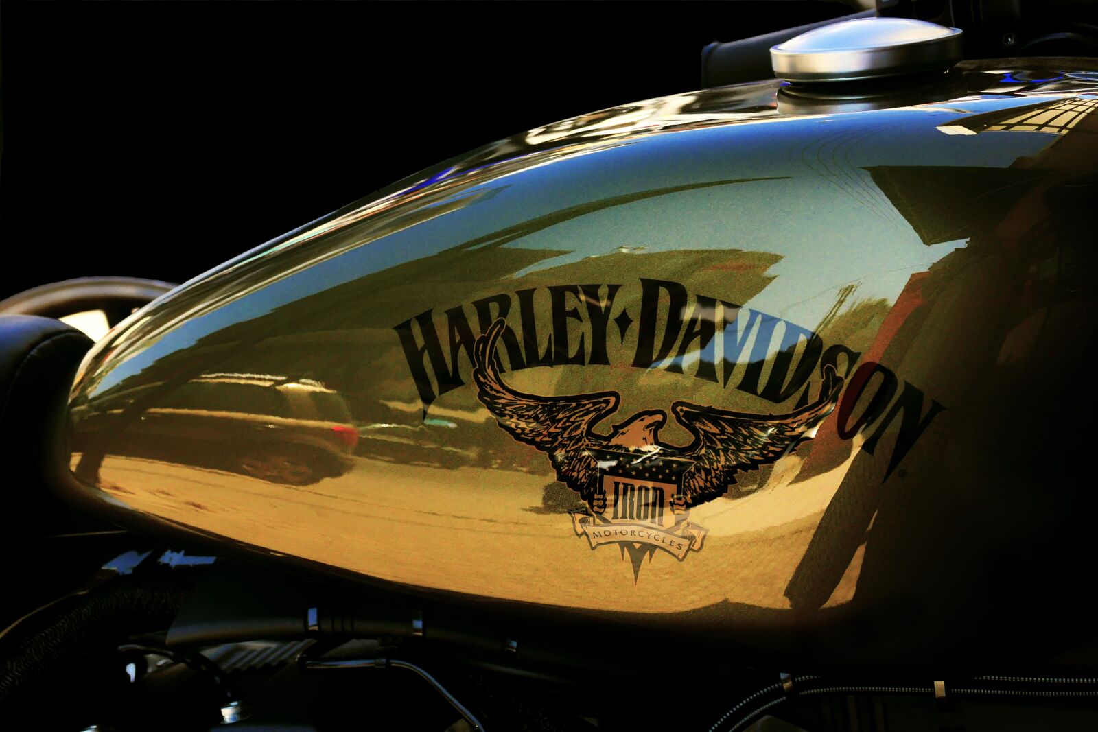 Panasonic Lumix DMC-FZ1000 sample photo. Motor, the vehicle, harley photography
