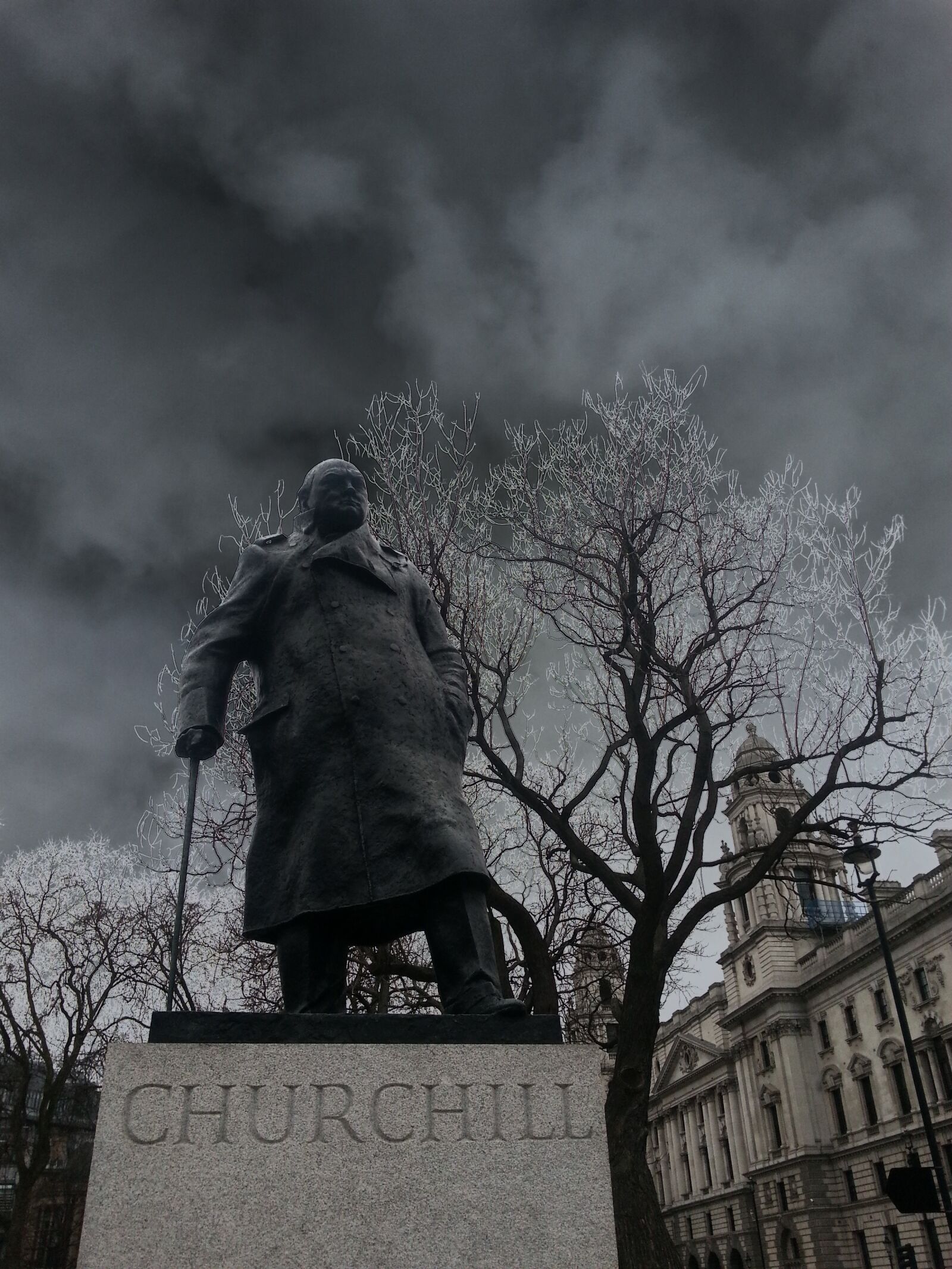 Samsung Galaxy S3 sample photo. Winston churchill statue, churchill photography