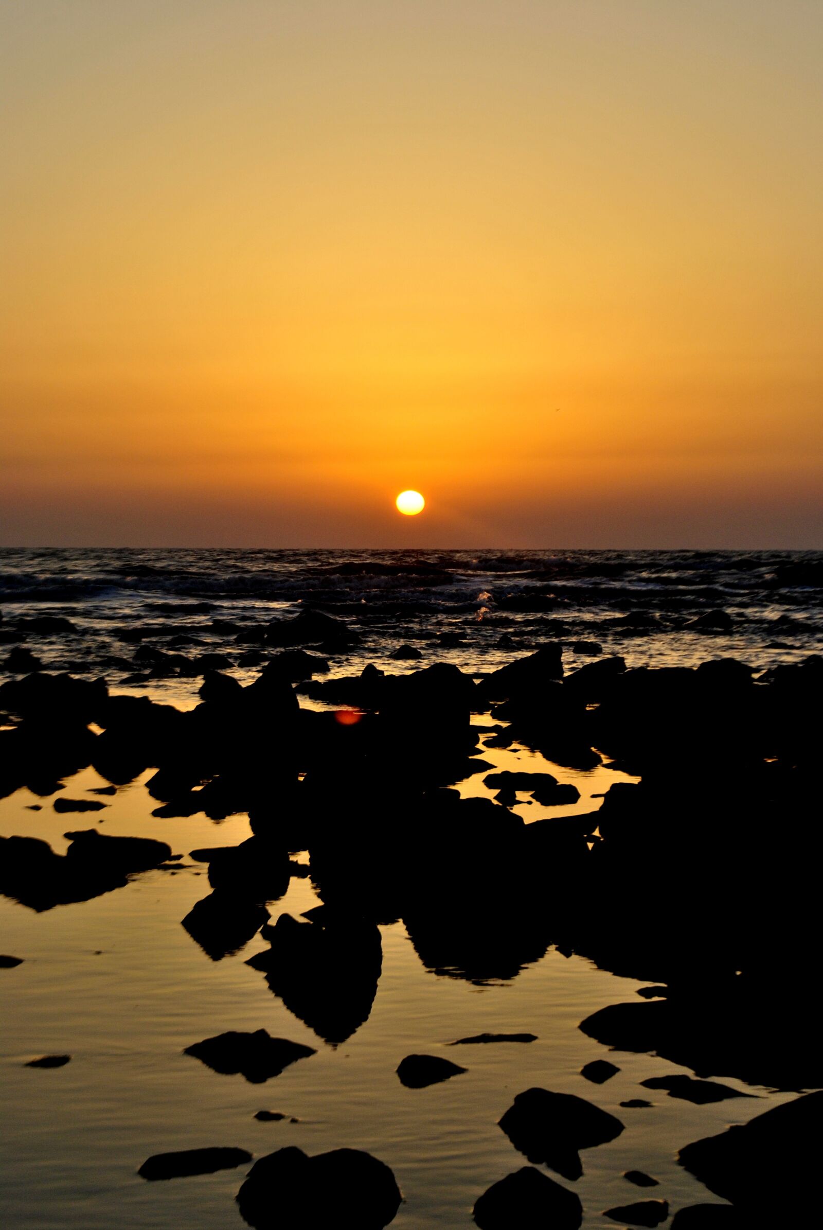 Nikon D3000 sample photo. India, sunset, shore photography