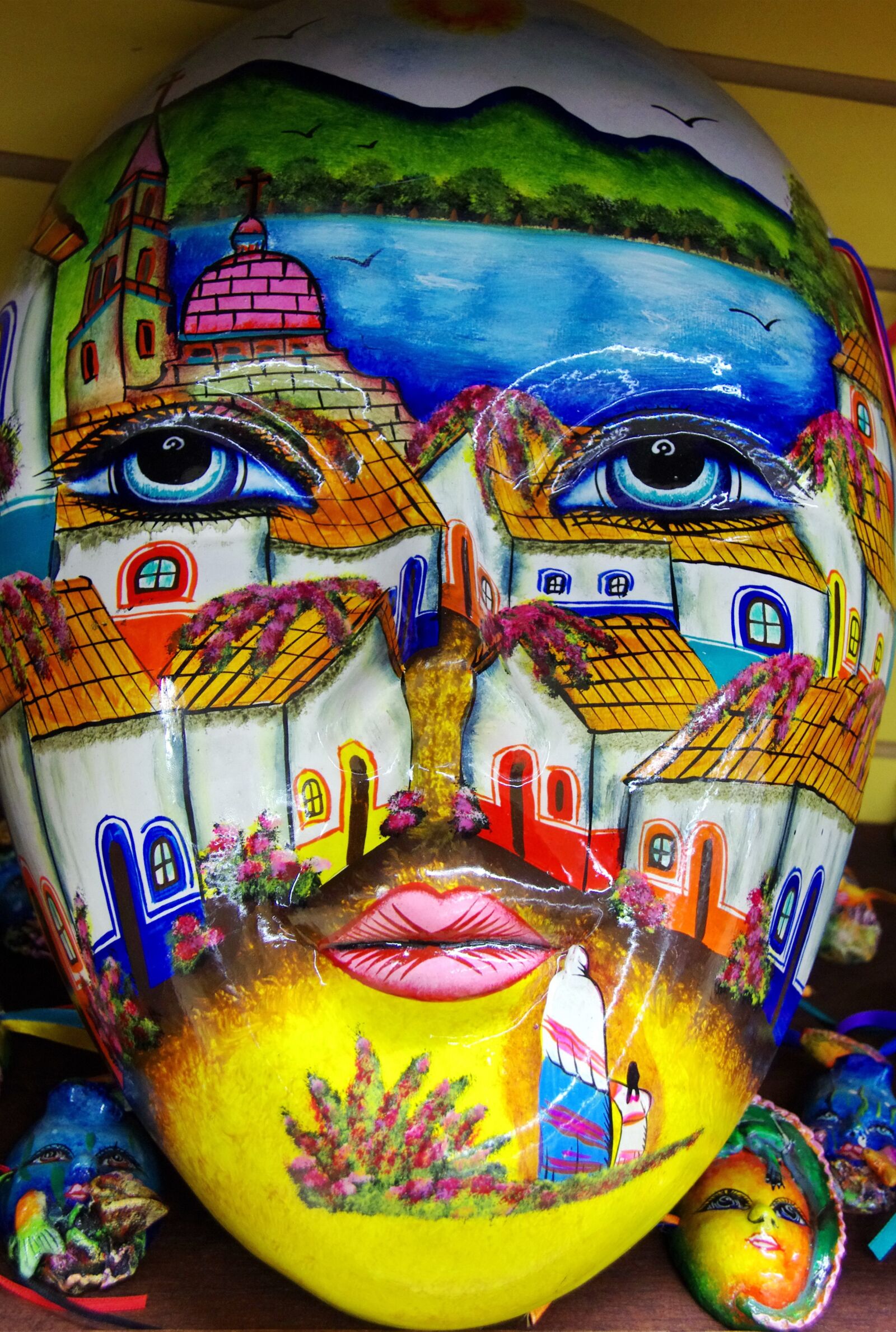 Pentax K-5 sample photo. Mexico, mask, ceramic photography