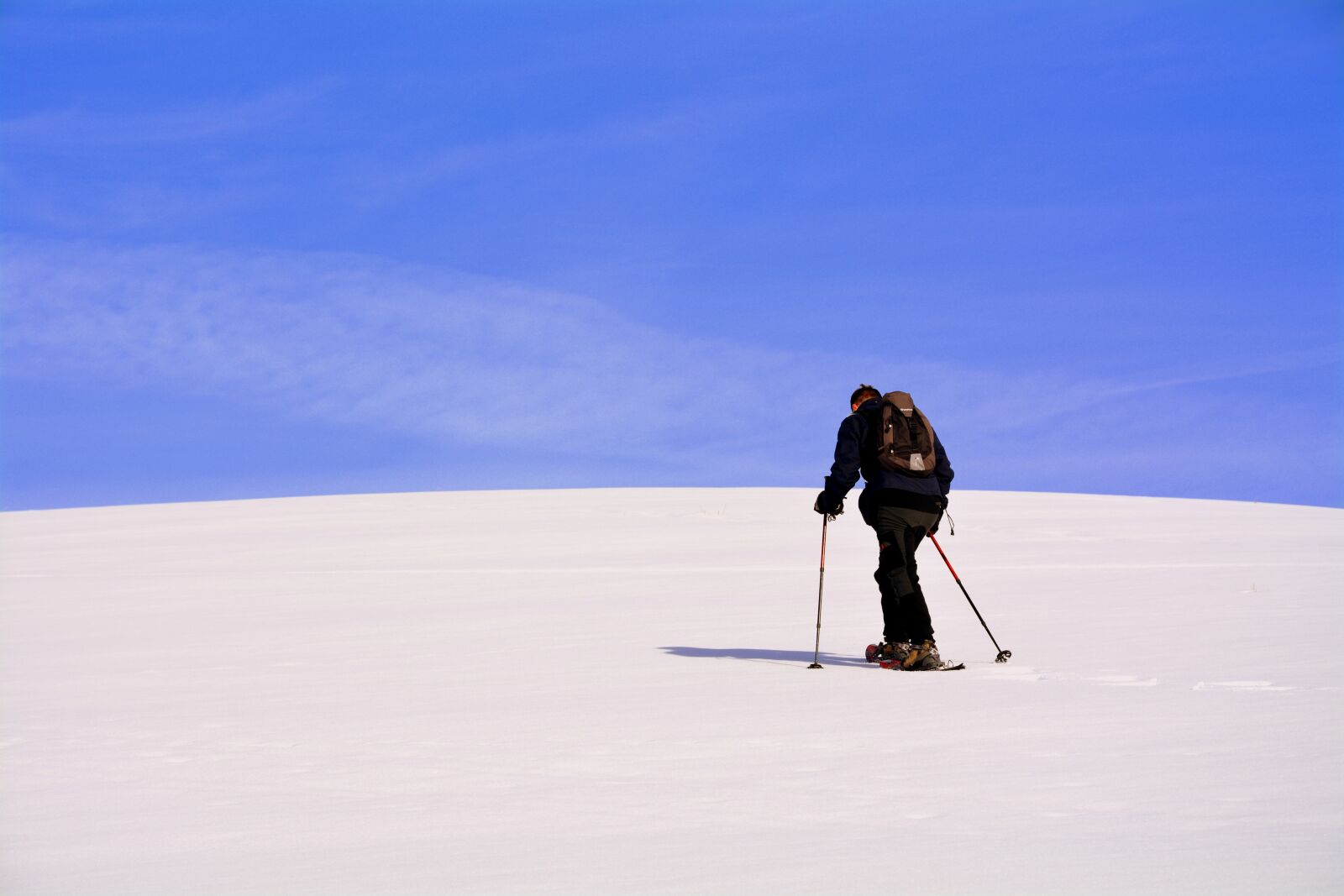 Nikon D7100 sample photo. Solitude, snowshoes, excursion photography