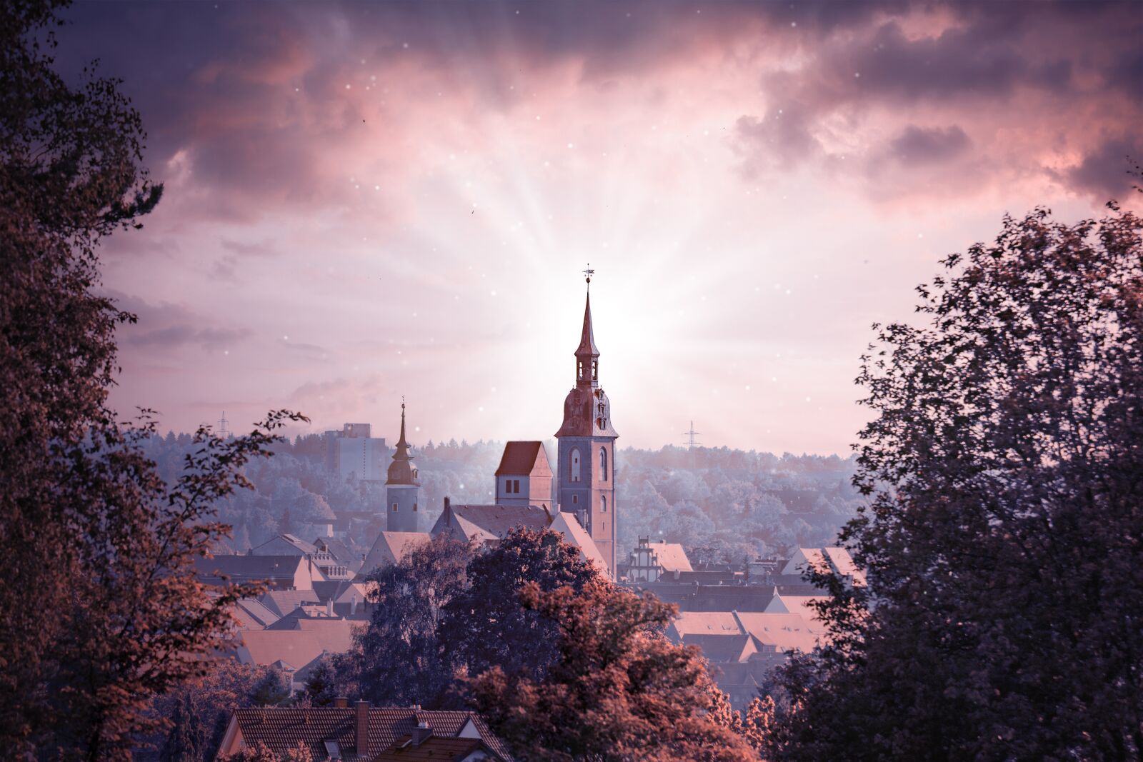 Canon EOS 750D (EOS Rebel T6i / EOS Kiss X8i) sample photo. Freiberg, church, steeple photography