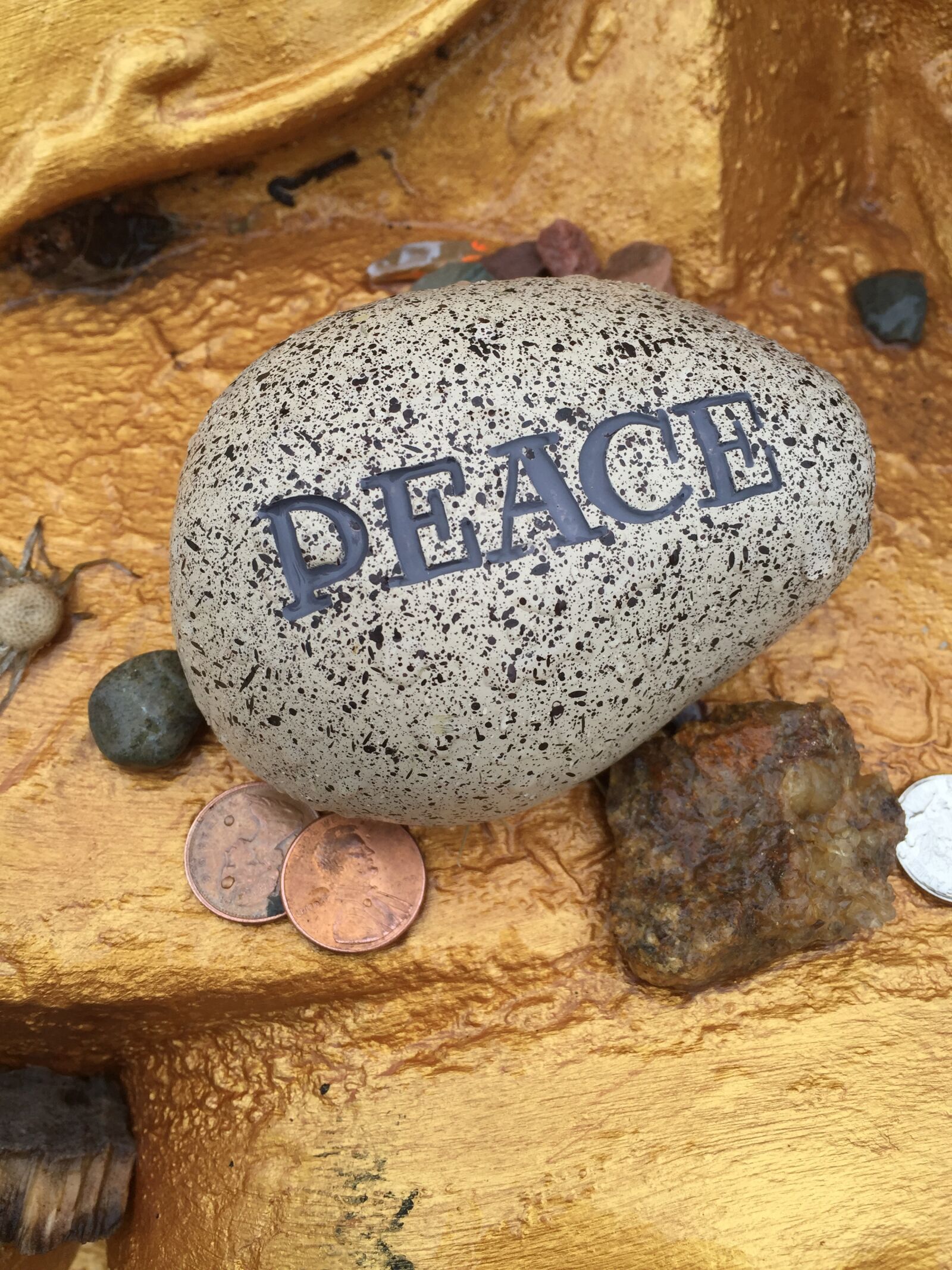 Apple iPhone 6 sample photo. Peace, buddha garden, sculpture photography