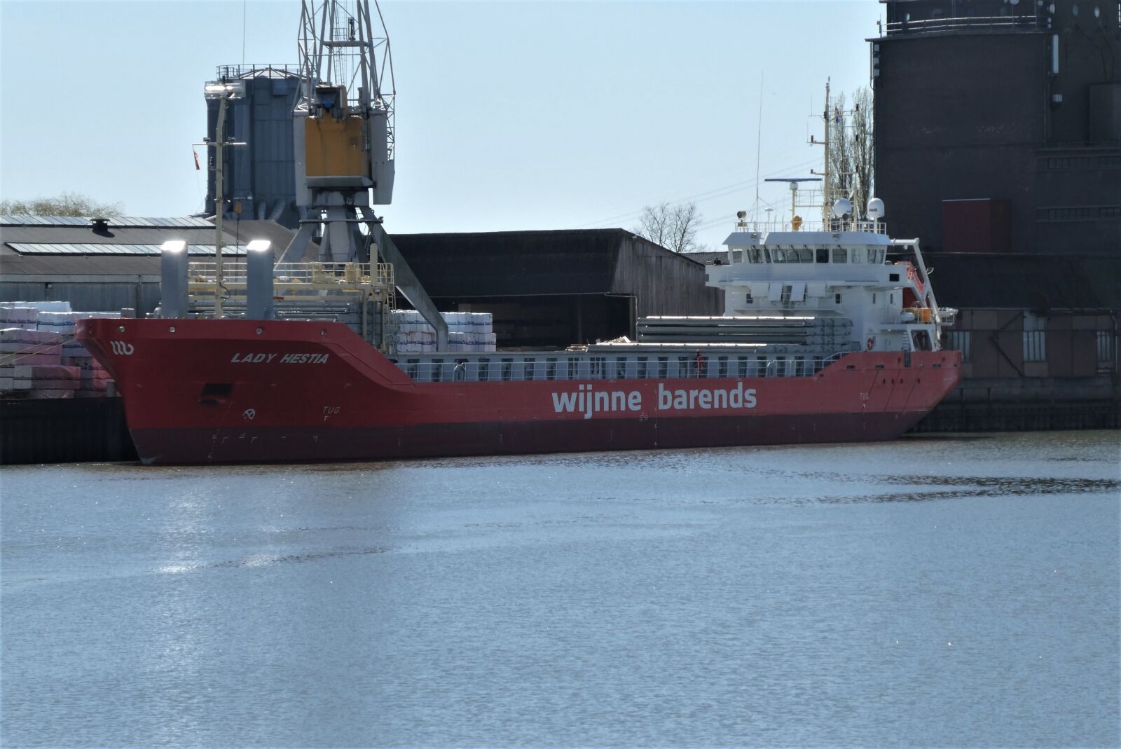 Panasonic Lumix DC-ZS70 (Lumix DC-TZ90) sample photo. Cargo ship, fix, quay photography