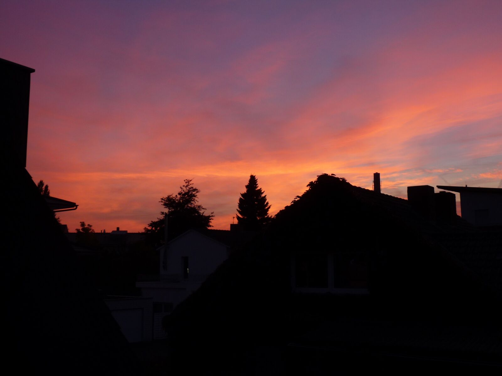 Panasonic Lumix DMC-FZ28 sample photo. Afterglow, evening sky, mood photography