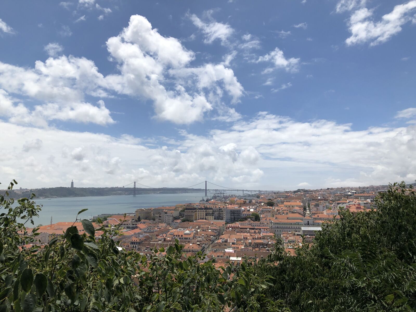 iPhone X back dual camera 4mm f/1.8 sample photo. Lisbon, portugal, bridge photography