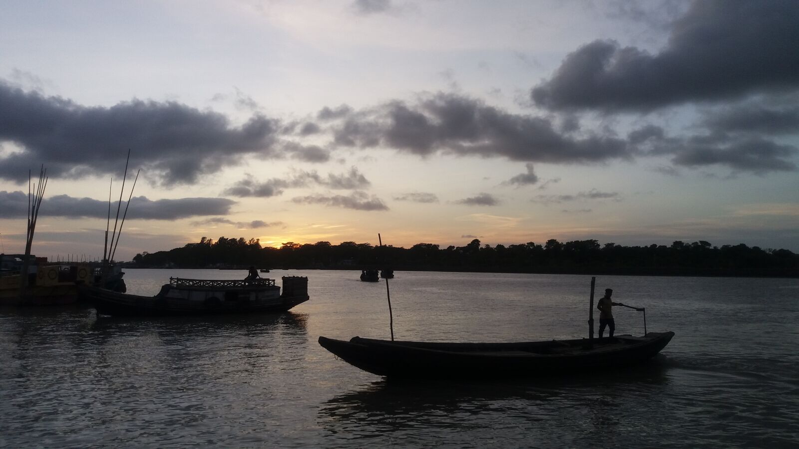 Samsung Galaxy J5 sample photo. Bangladesh, river, boat photography