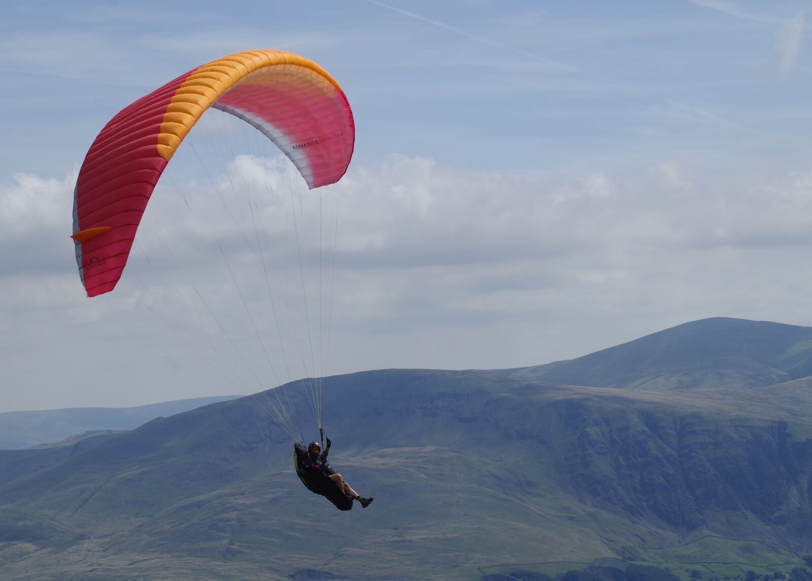 Pentax K-S1 sample photo. Paragliding, adventure sport, glider photography