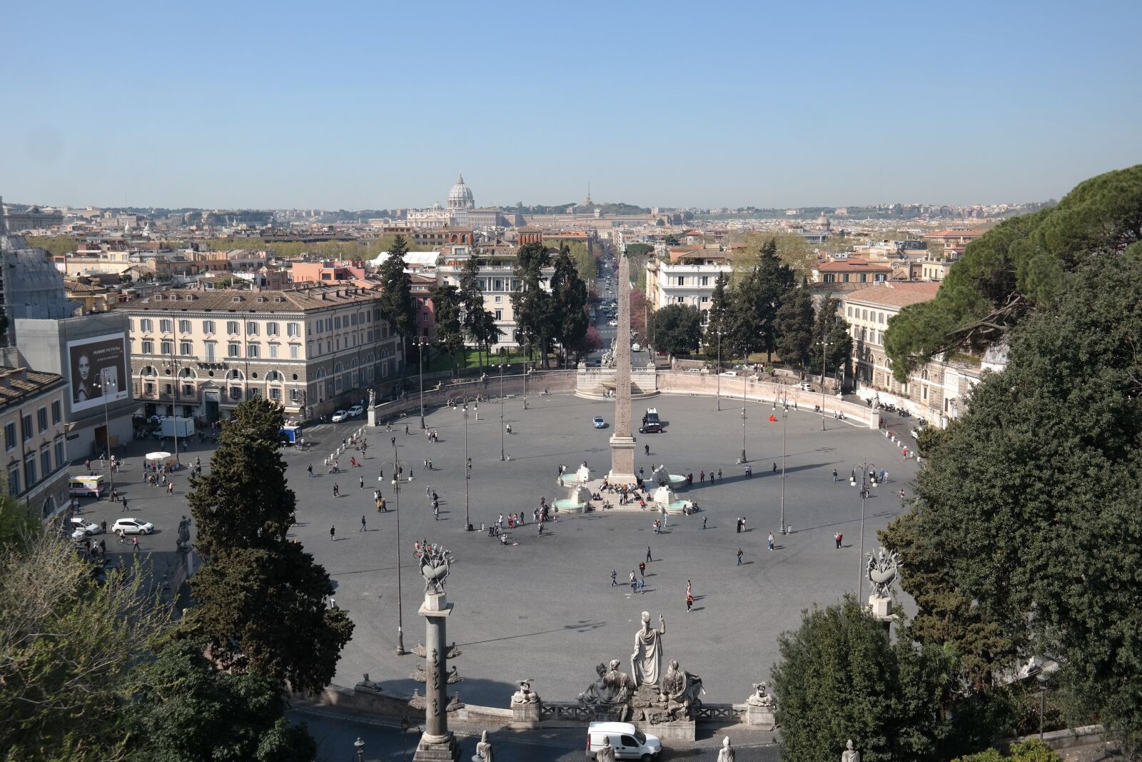 Samsung NX300 sample photo. Rome, piazza del popolo photography