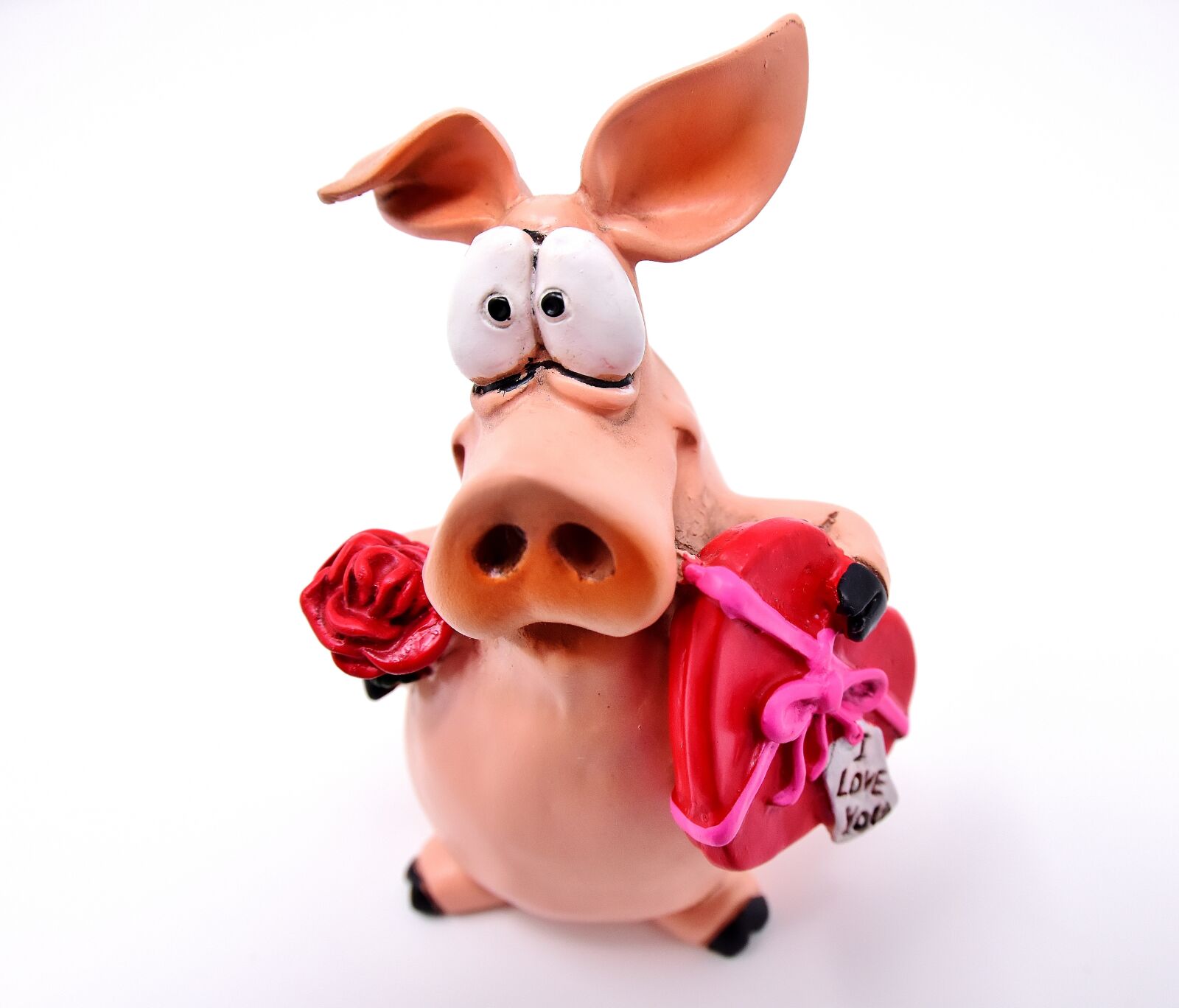 Nikon D7200 sample photo. Piglet, figure, lucky pig photography