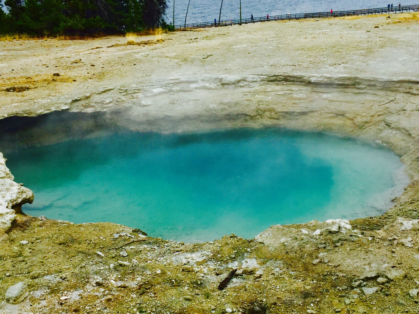iPhone 6 Plus back camera 4.15mm f/2.2 sample photo. Yellowstone, geological, landmark photography