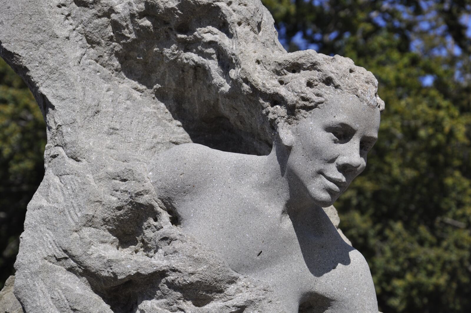 Nikon D5000 sample photo. Statue, sculpture, art photography