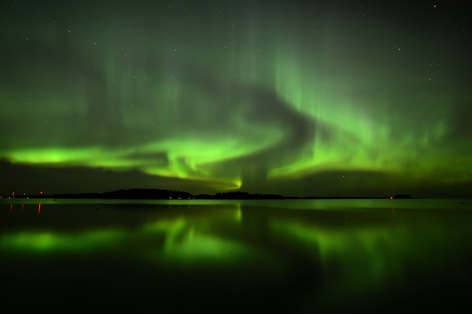 Nikon Df sample photo. Northern lights, aurora, night photography