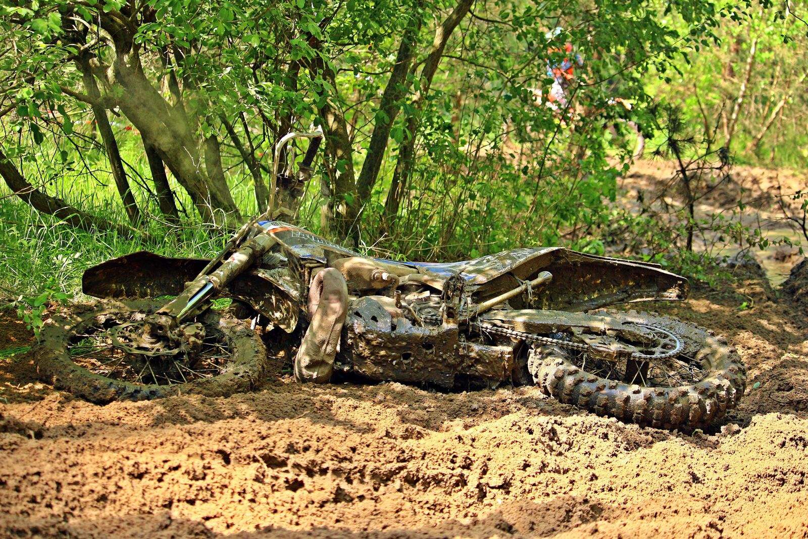 Canon EOS 100D (EOS Rebel SL1 / EOS Kiss X7) sample photo. Motorcycle, enduro, motocross photography