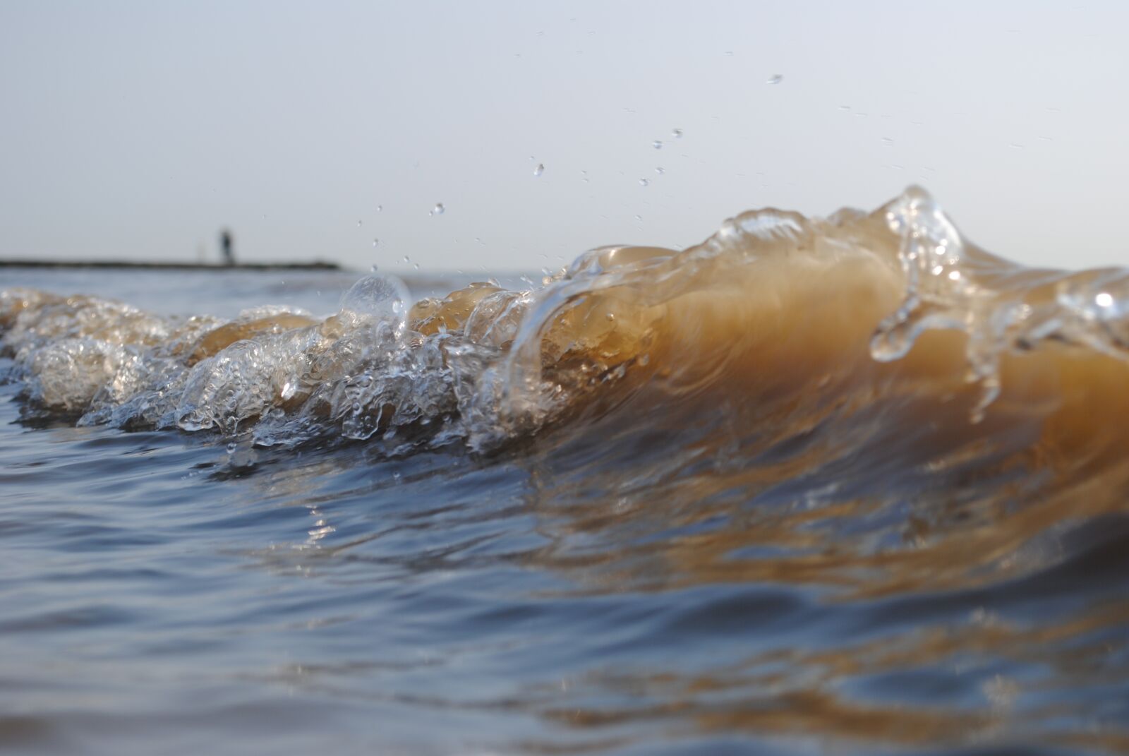 Nikon D3000 sample photo. Norderney, wave, north sea photography