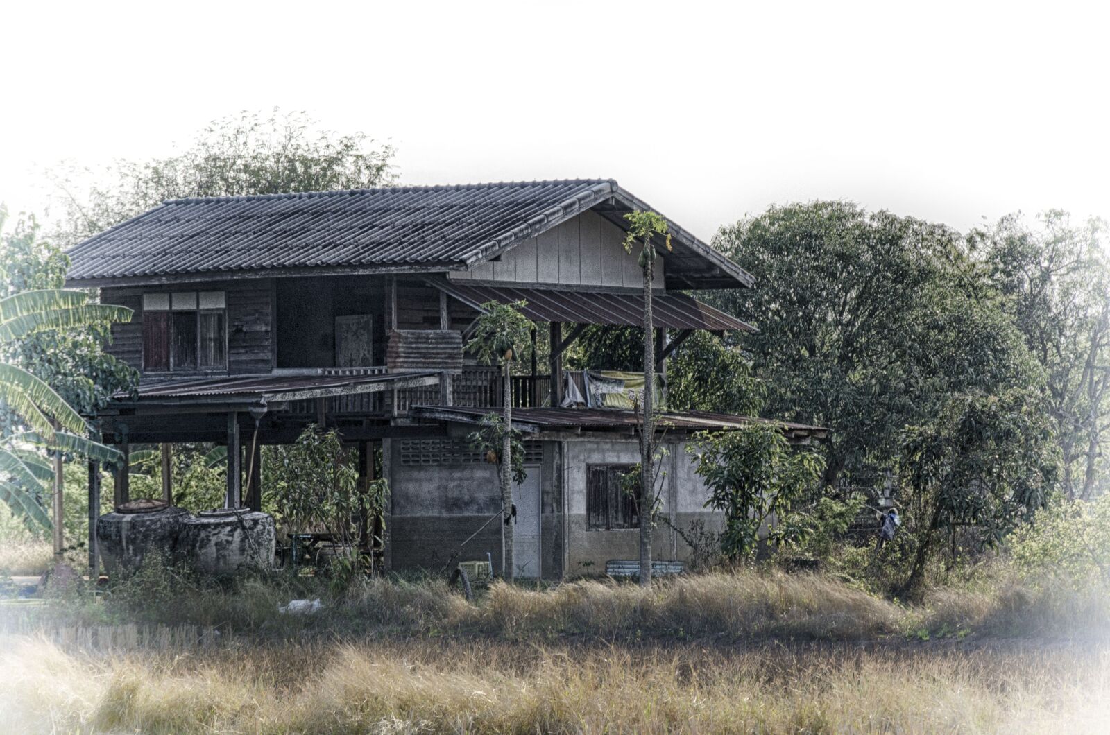 Nikon D7000 sample photo. Thailand, old, house photography