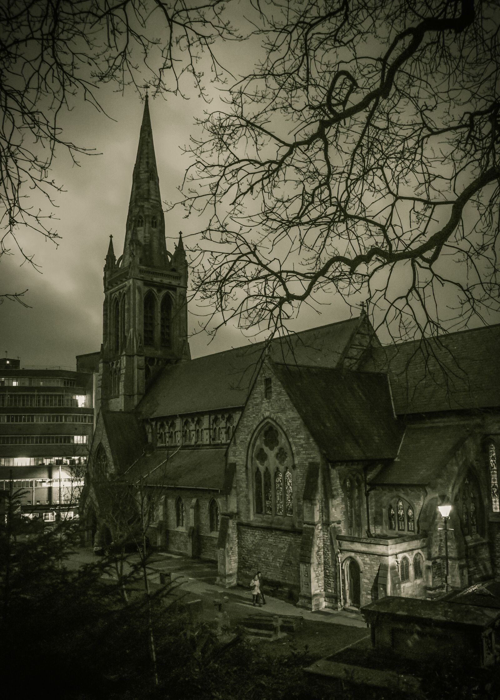 Nikon D3300 sample photo. St peter's church, night photography