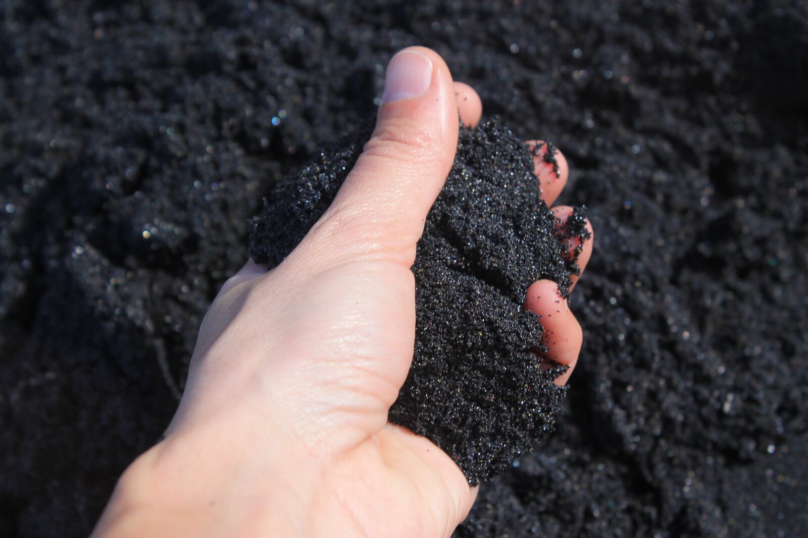Canon EOS 1100D (EOS Rebel T3 / EOS Kiss X50) sample photo. Sand, black, tenerife photography