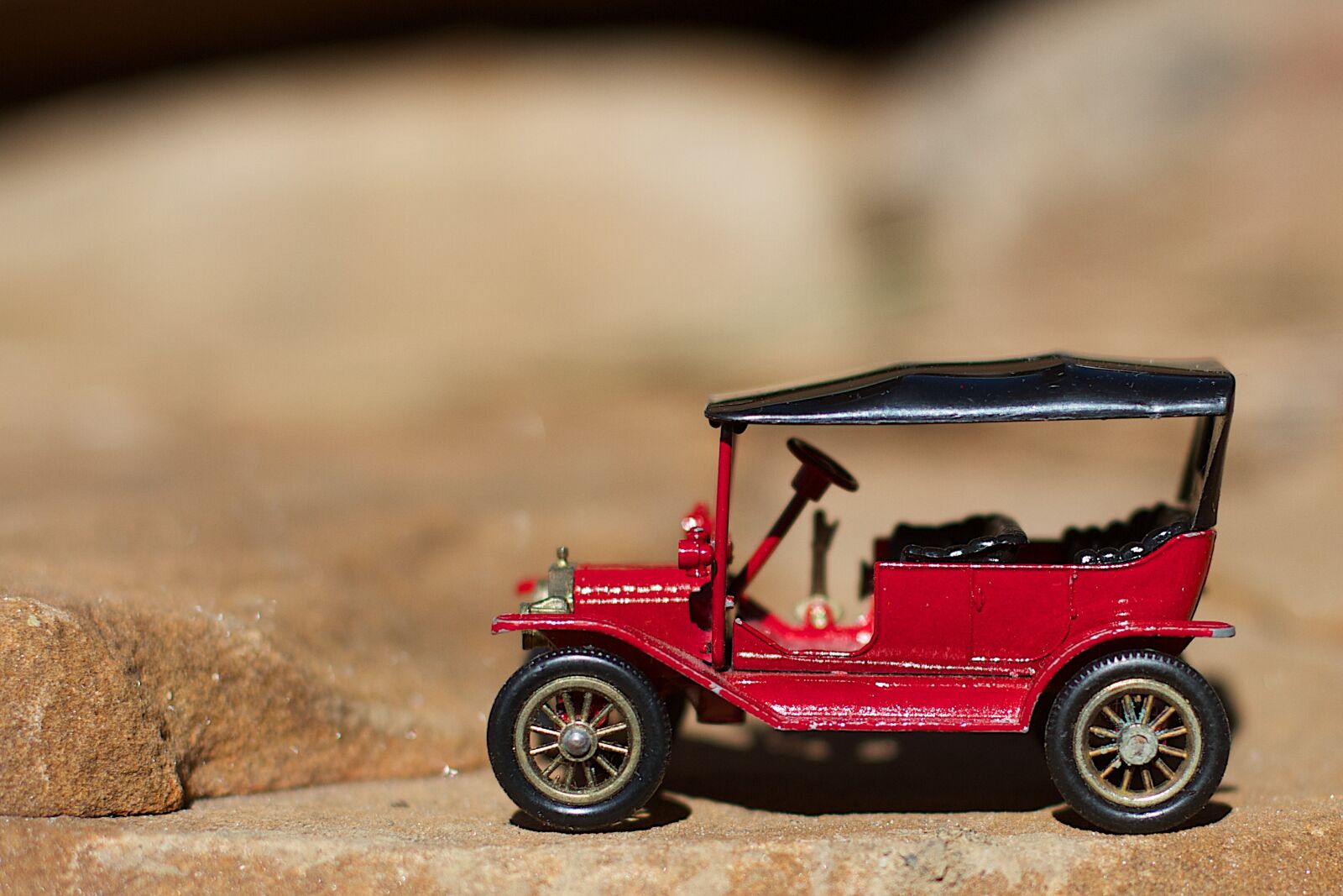 Canon EOS 7D sample photo. Toy car, red, automobile photography