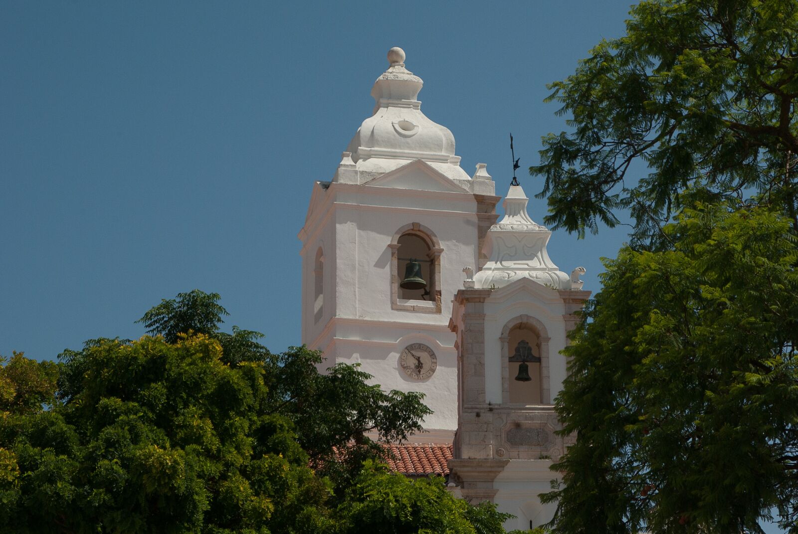 Pentax K10D sample photo. Portugal, church, bell tower photography