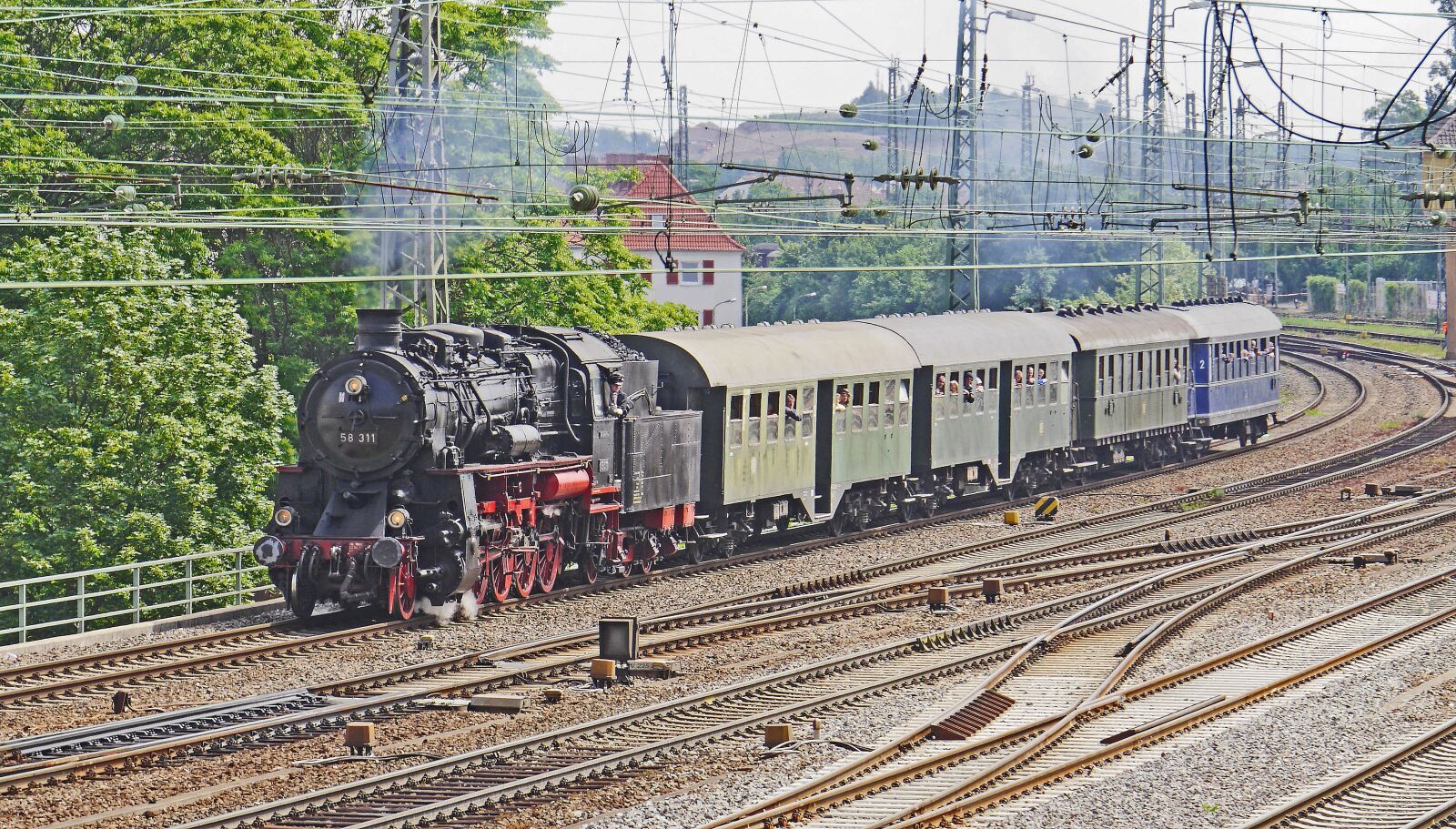 Panasonic Lumix DMC-GH3 sample photo. Museum train, steam locomotive photography