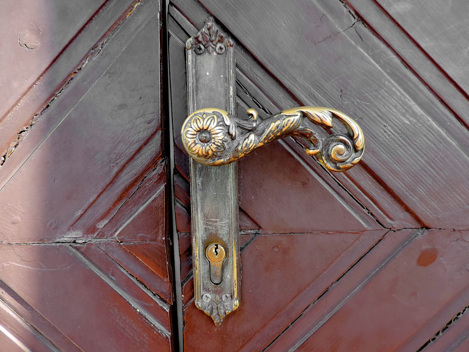 Nikon Coolpix P520 sample photo. Entrance, door, fastener, lock photography