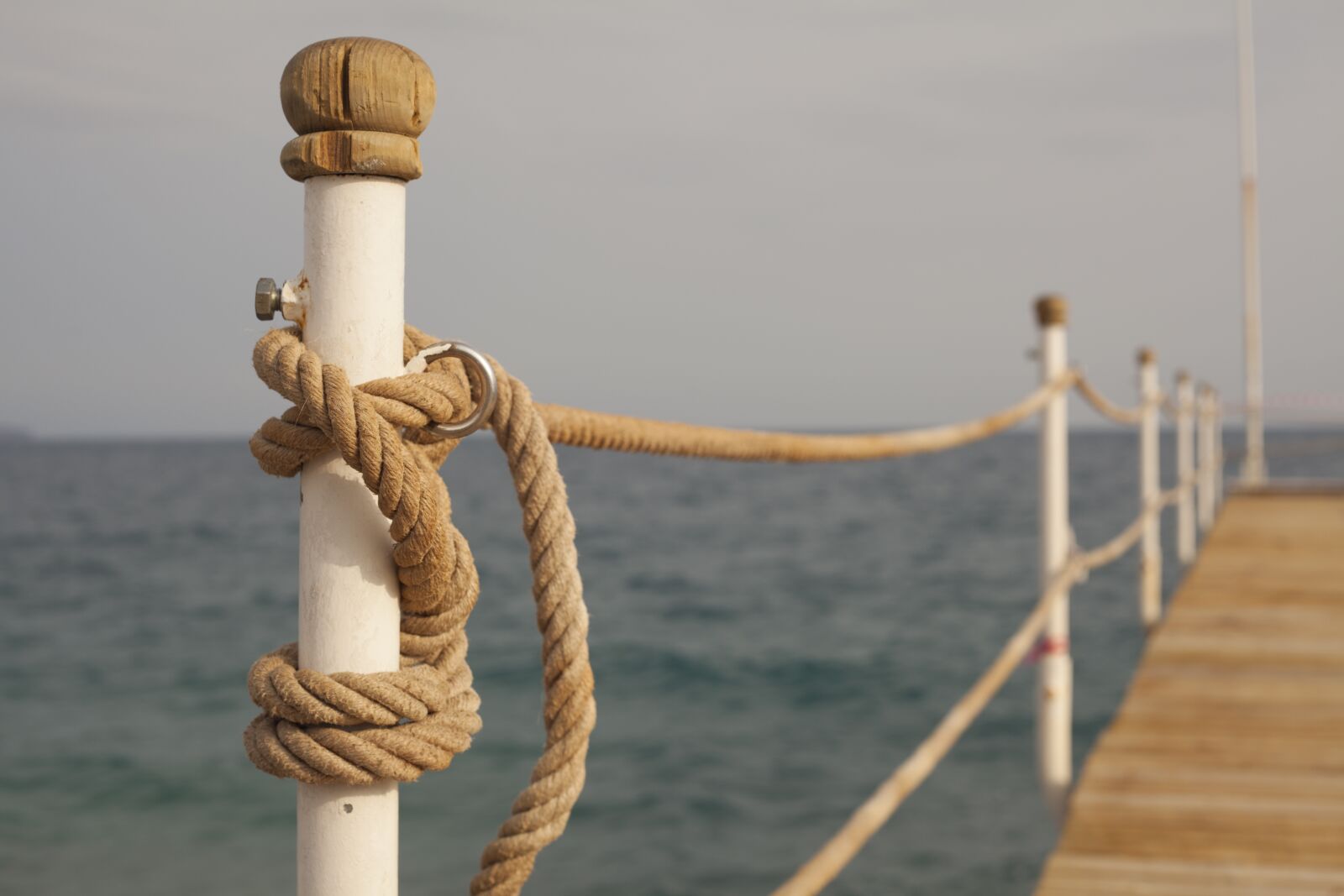 Canon EF 50mm F1.8 II sample photo. Iskele, rope, marine photography