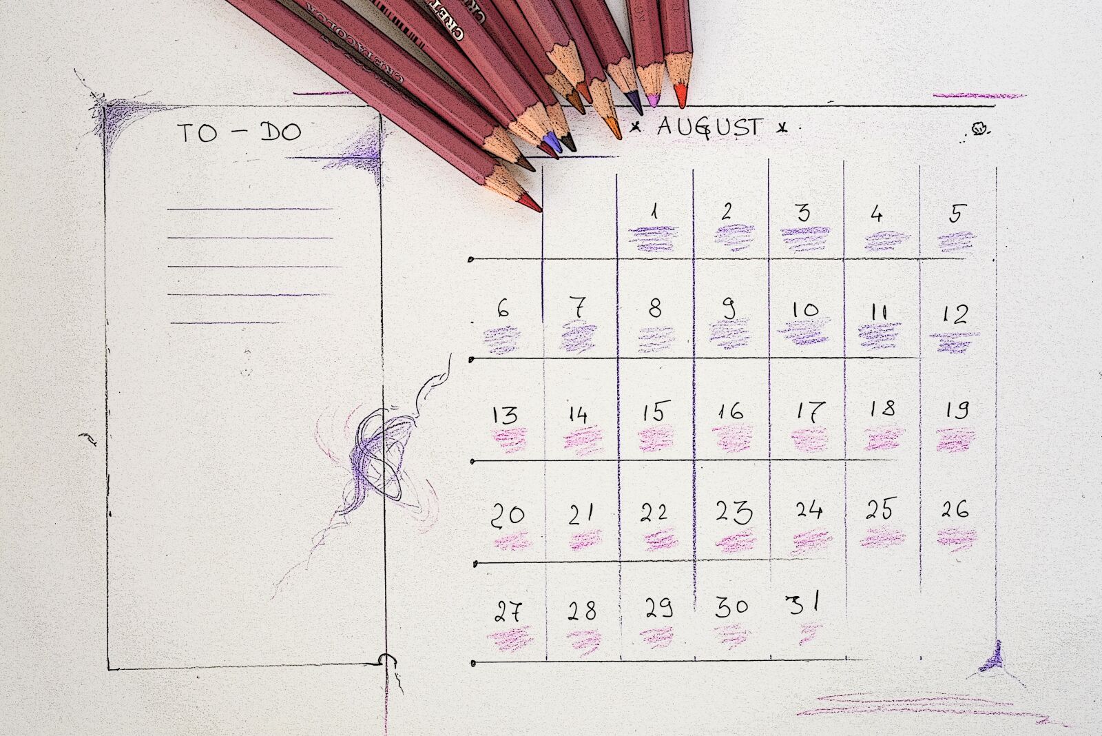 Nikon D3400 sample photo. August, calendar, planner photography