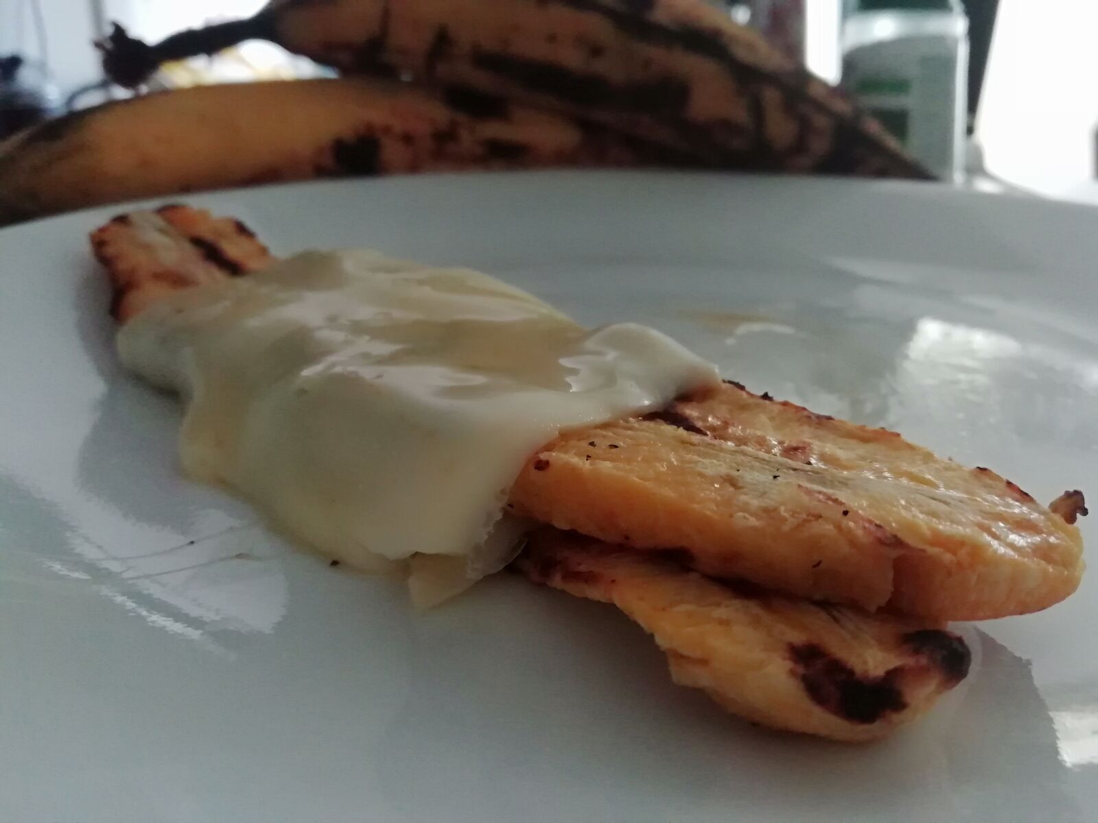 HUAWEI P SMART sample photo. Banana, cheese, food photography