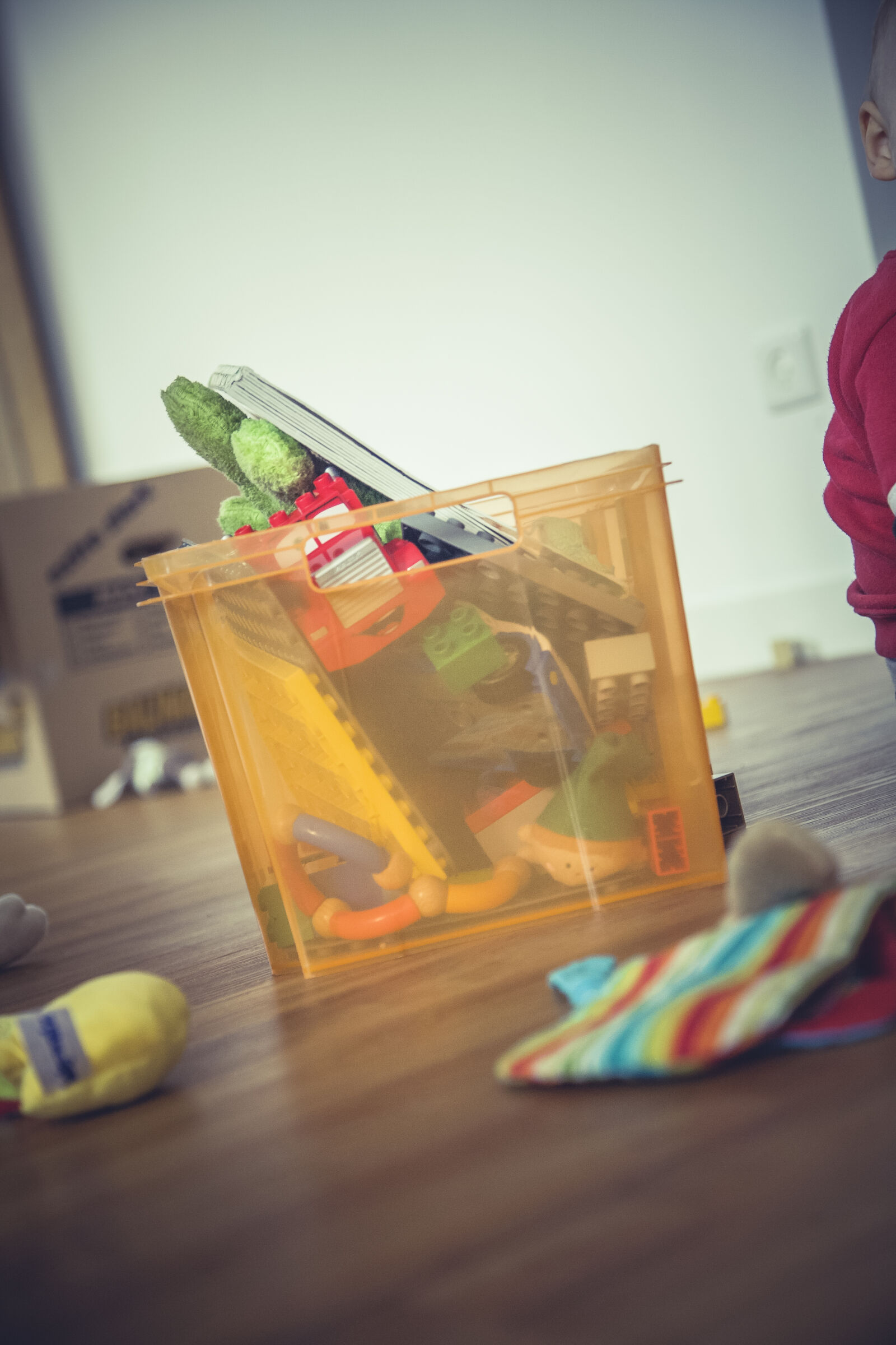Canon EOS 5D sample photo. Toys, box, mess photography