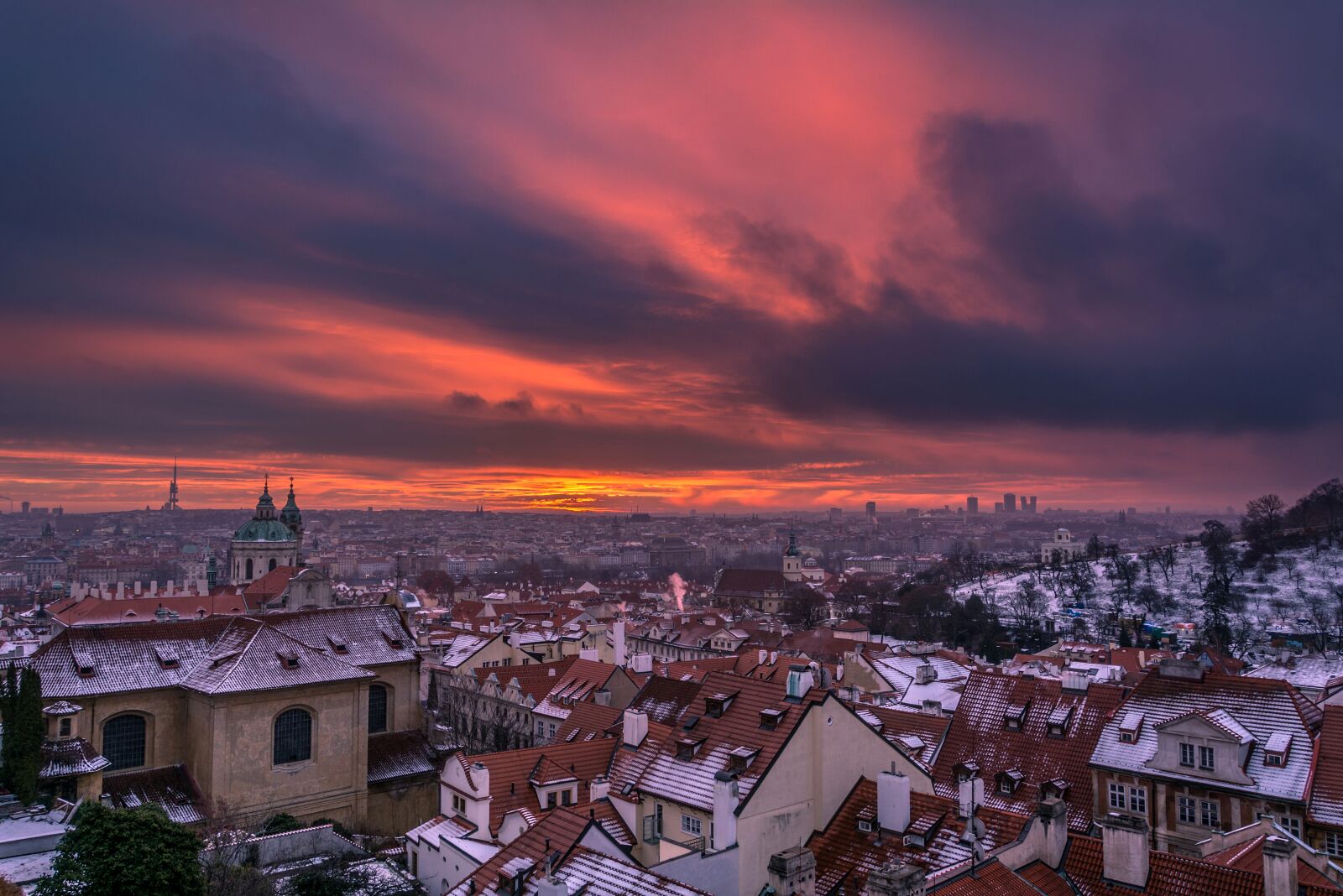 Nikon D7100 sample photo. Prague, sunrise, cityscape photography