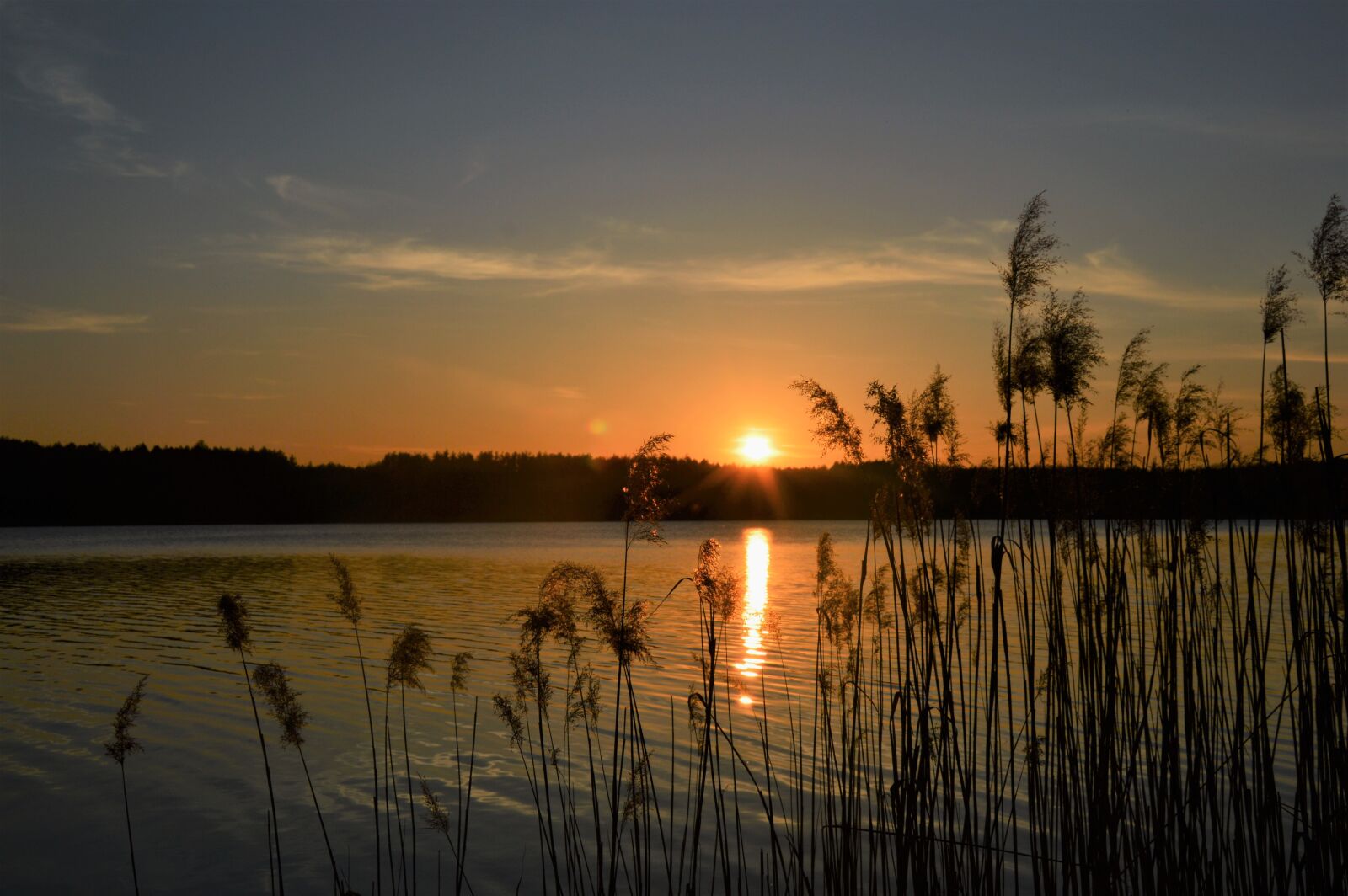 Nikon D3200 sample photo. Sunset, landscape, the sun photography