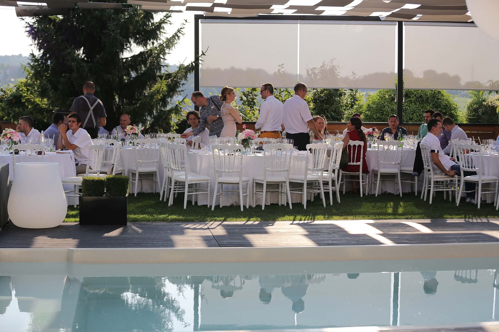 Canon EOS 5D Mark III sample photo. Party, swimming pool, ceremony photography