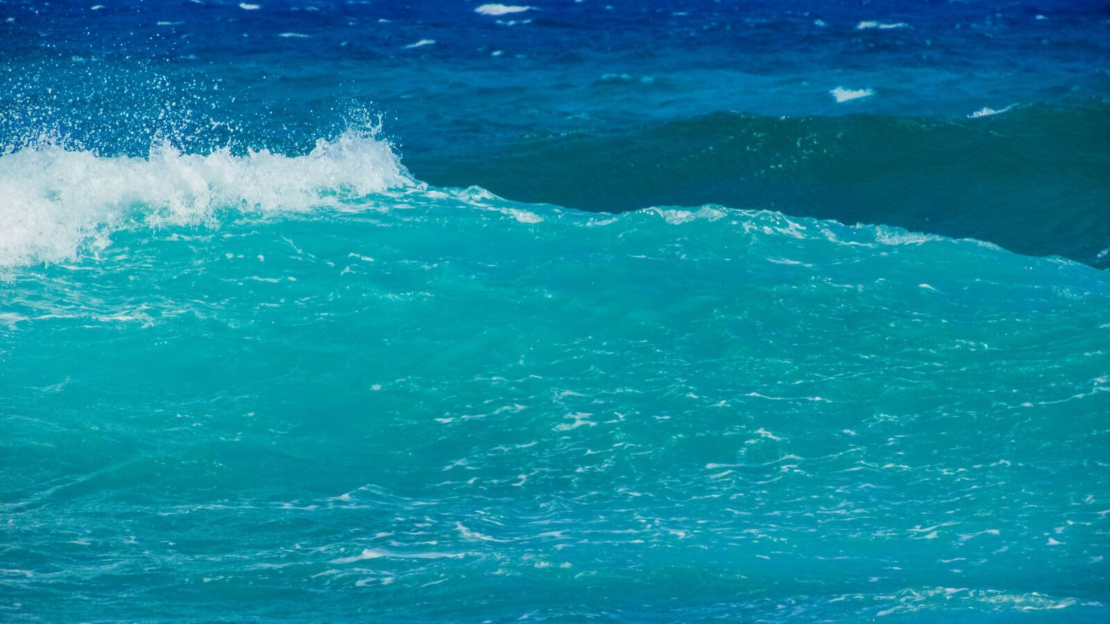 Canon PowerShot SX400 IS sample photo. Wave, blue, sea photography