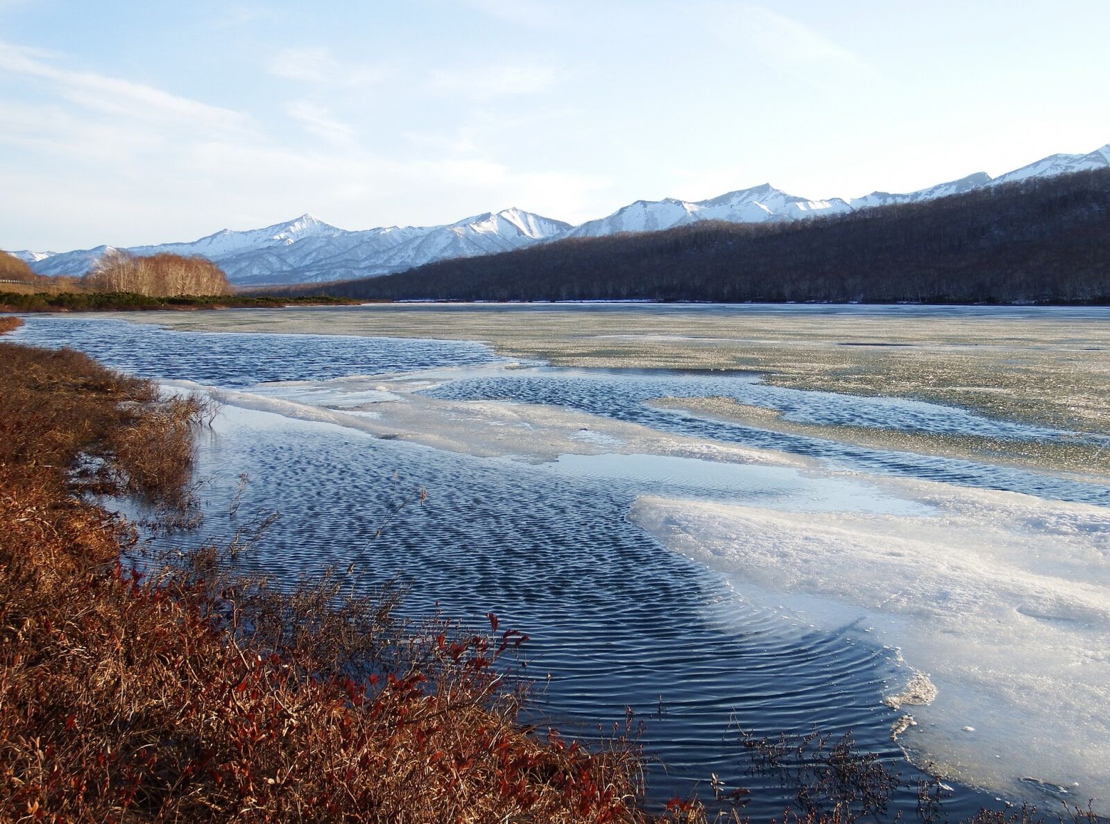 Fujifilm FinePix S1 sample photo. Spring, lake, ice photography