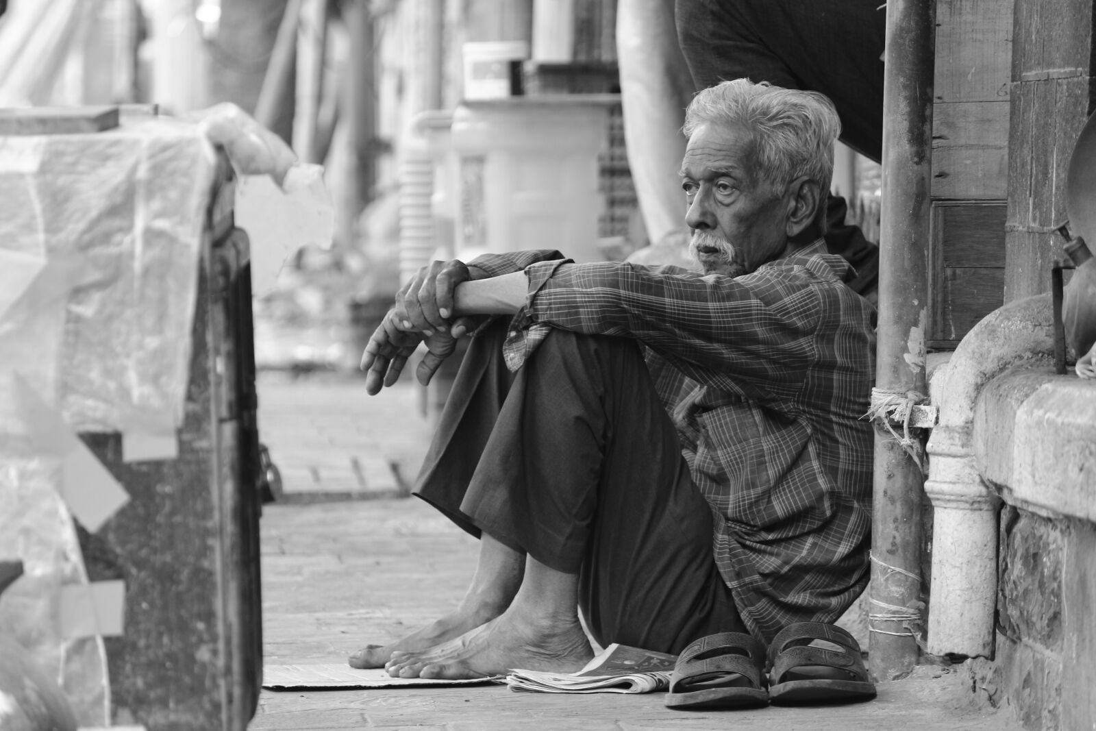 Canon EOS 700D (EOS Rebel T5i / EOS Kiss X7i) sample photo. Black, poor, poverty photography