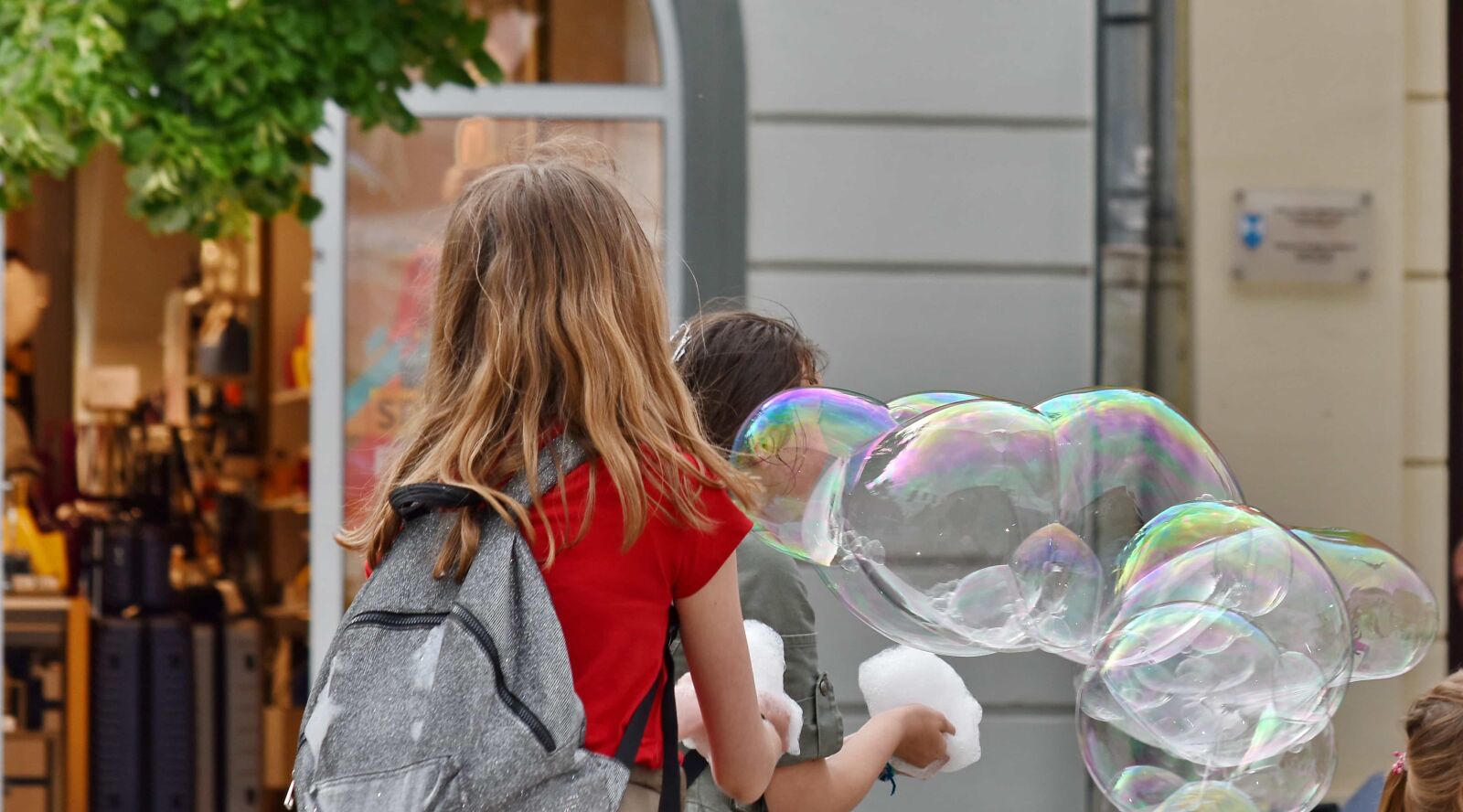 Nikon D5500 sample photo. Bubble, children, happiness, school photography