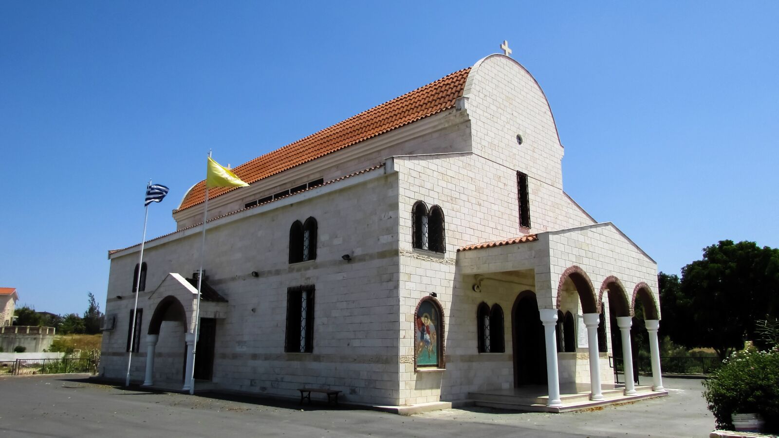 Canon PowerShot SX400 IS sample photo. Cyprus, alaminos, church photography